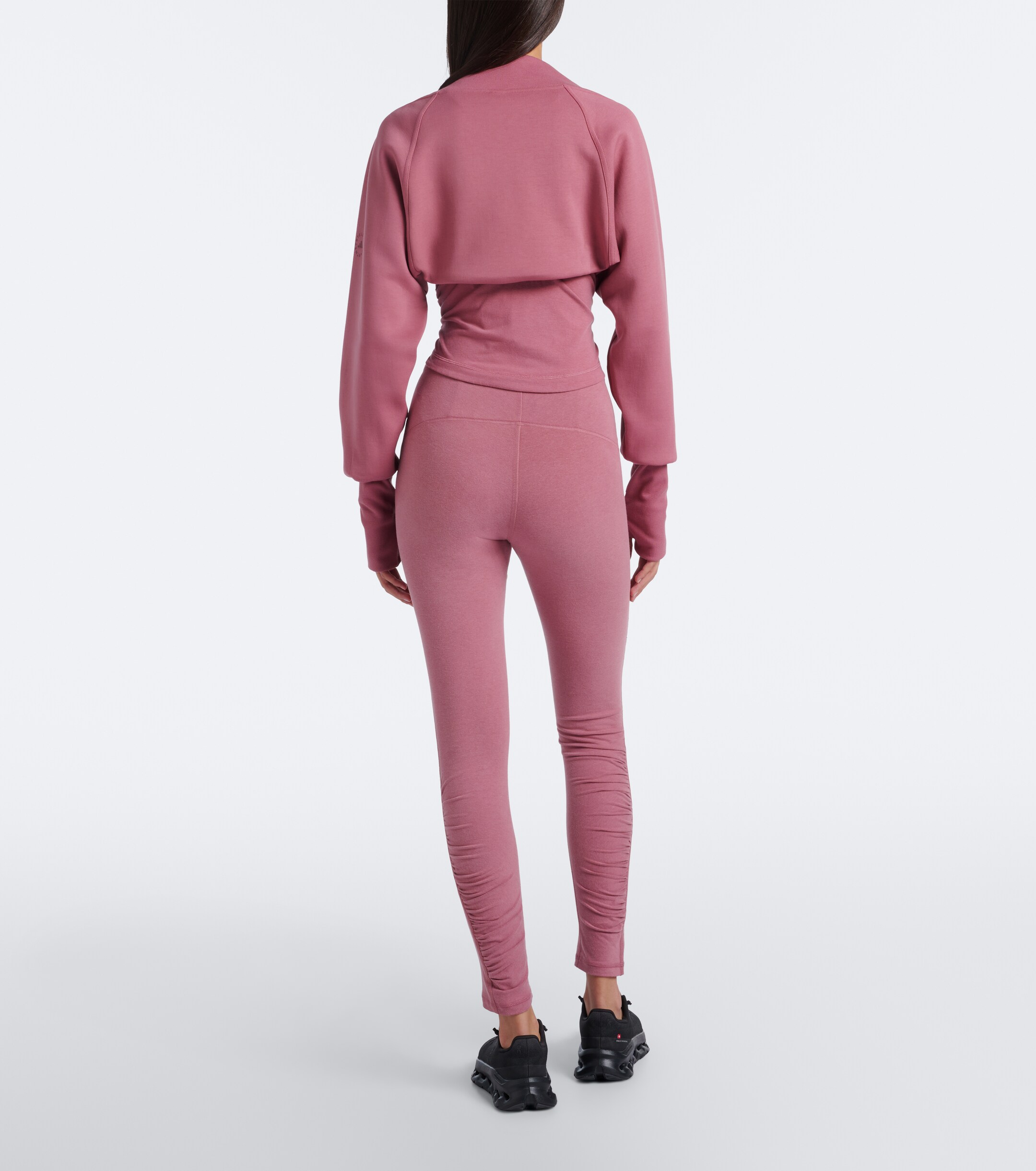 adidas by Stella McCartney Adidas by Stella McCartney Cotton-blend fleece shrug