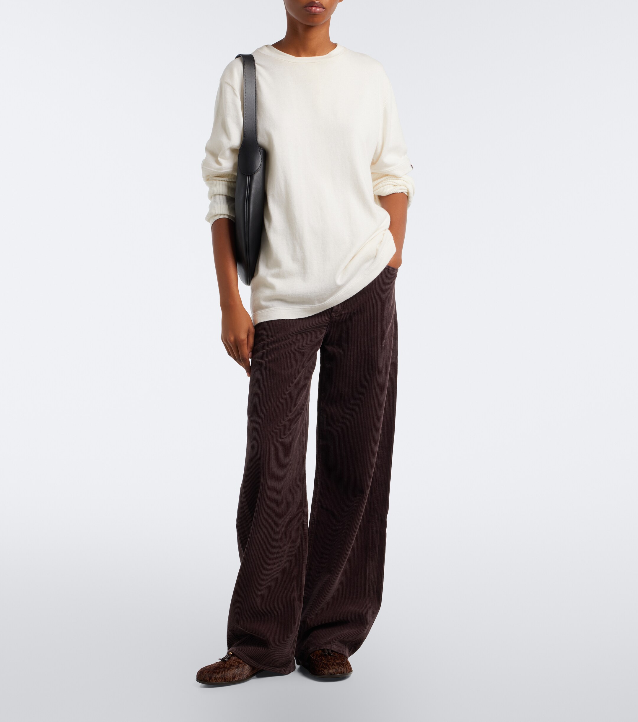 Agolde Agolde Curve cotton corduroy wide-leg pants