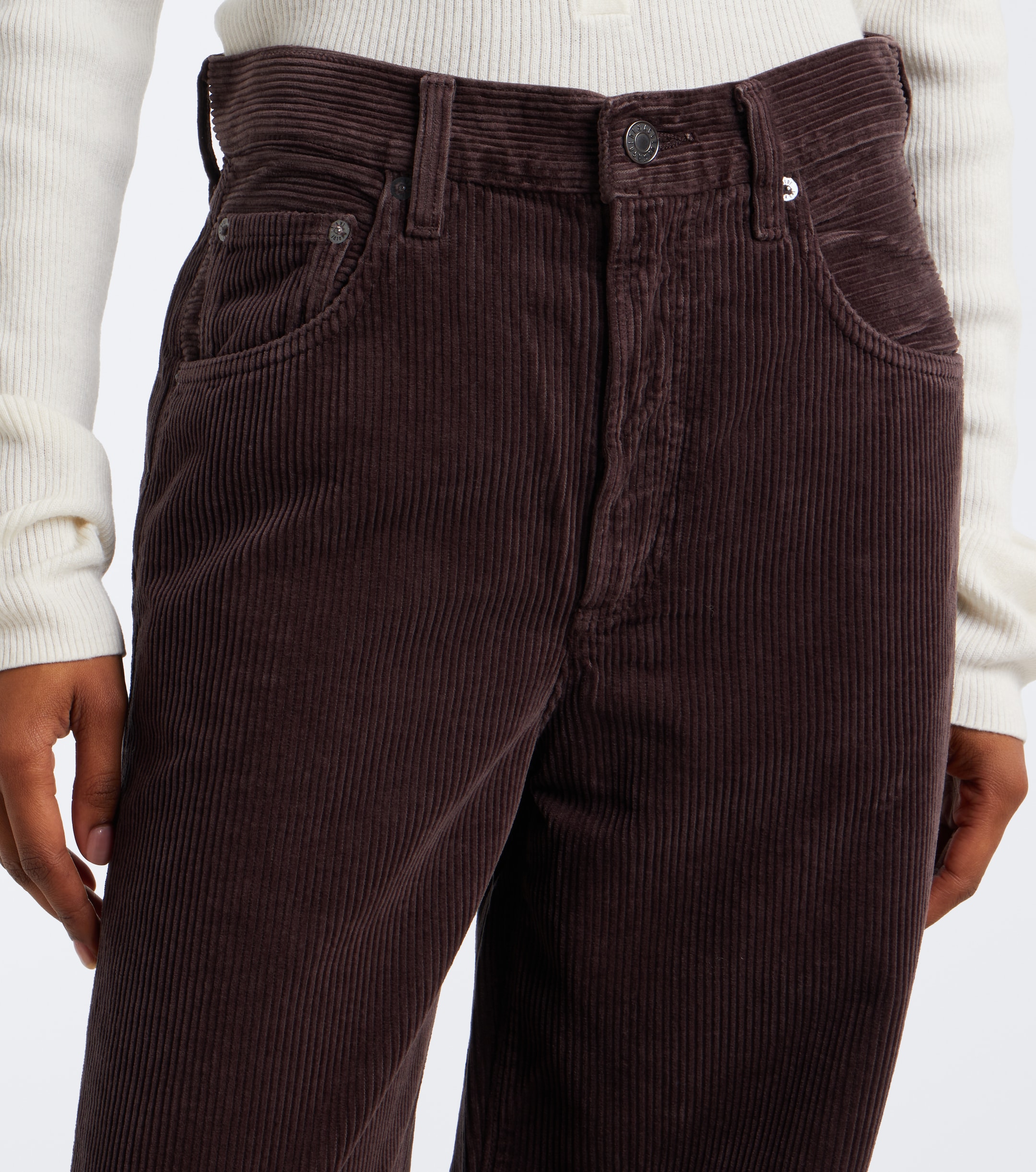 Agolde Agolde Curve cotton corduroy wide-leg pants