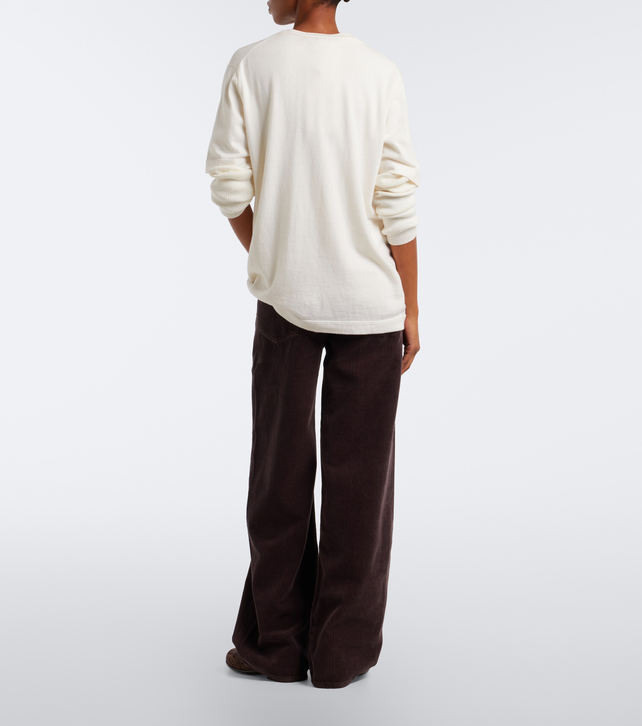 Agolde Agolde Curve cotton corduroy wide-leg pants