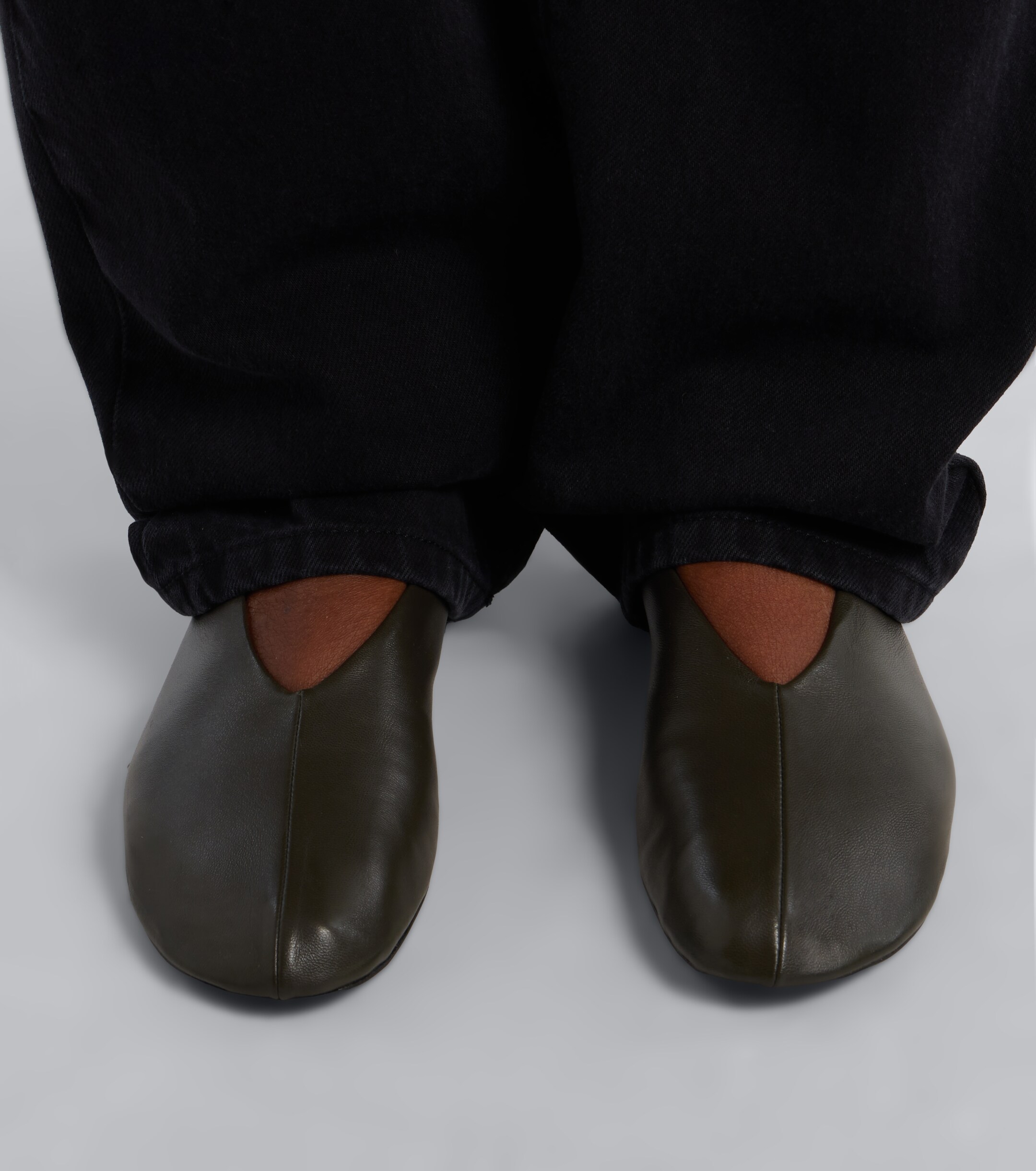 The Row The Row Stella leather ballet flats