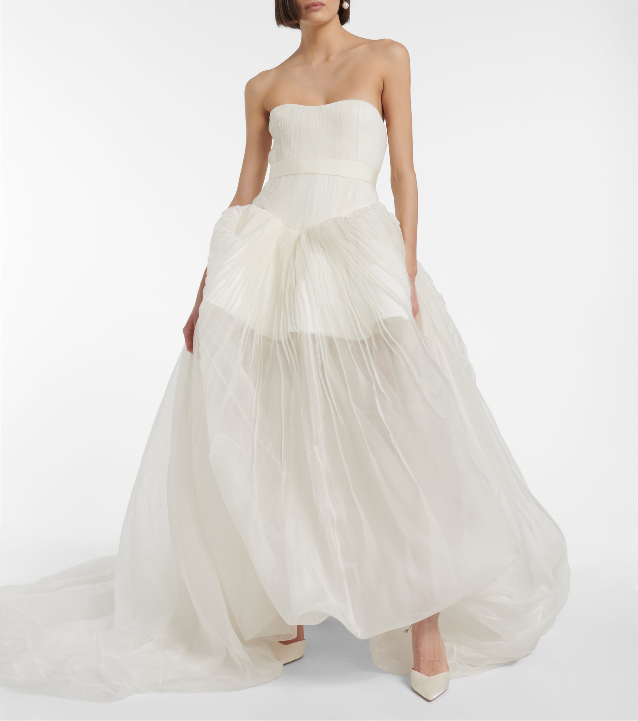 Danielle Frankel Bridal Emory silk organza gown