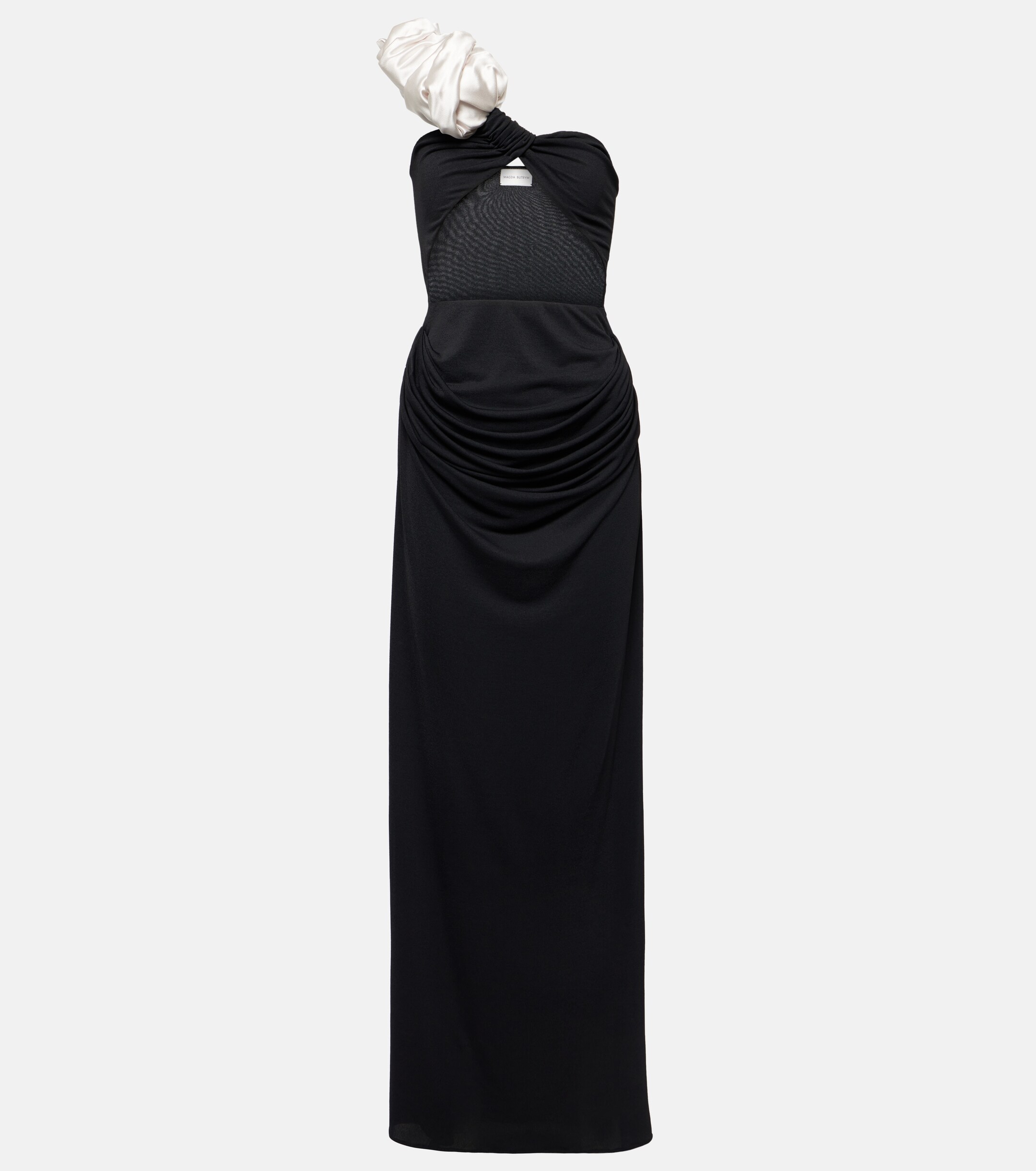 Magda Butrym Ruffled cutout one-shoulder gown thumbnail