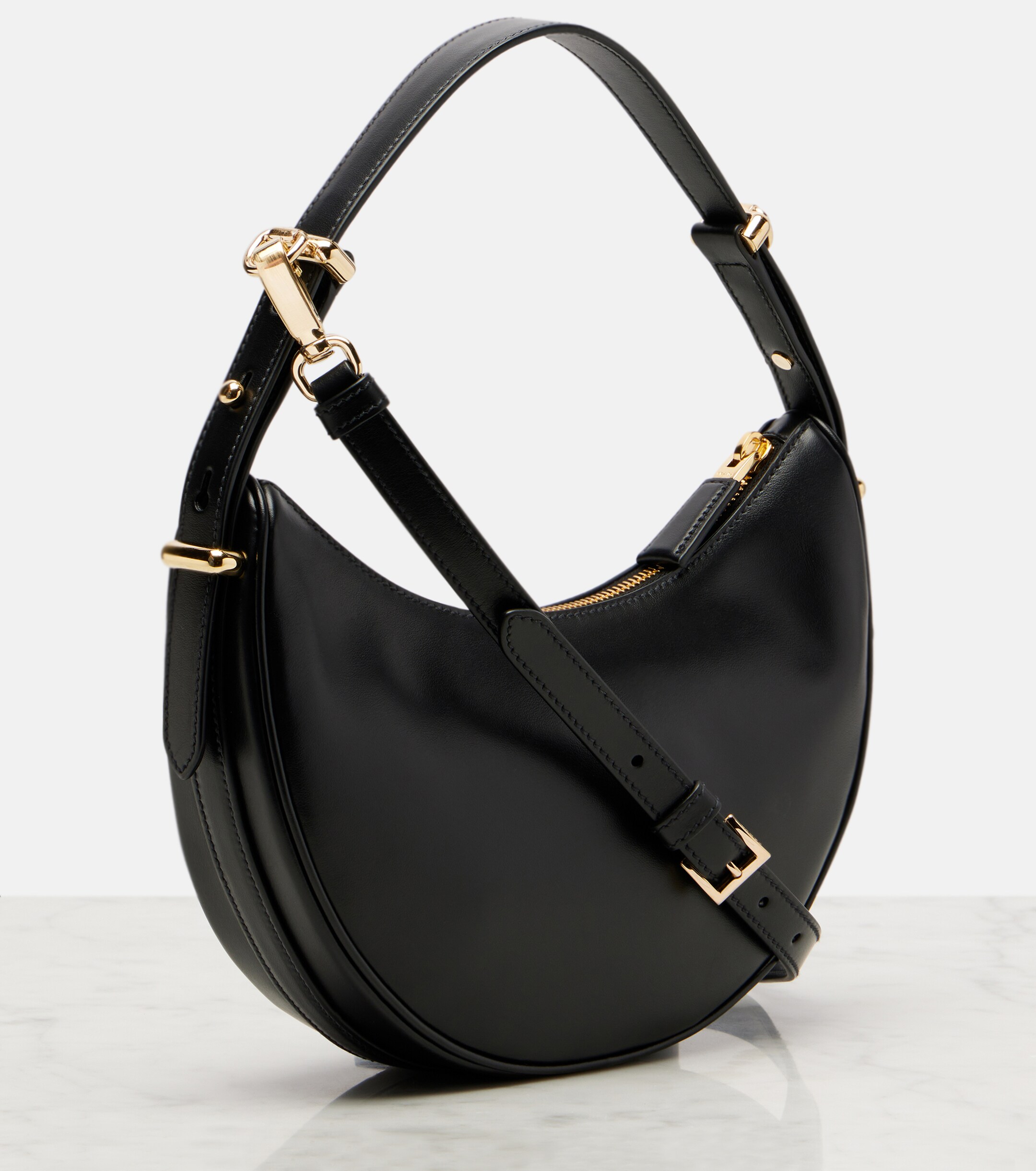 Prada Prada Arqué Small leather shoulder bag
