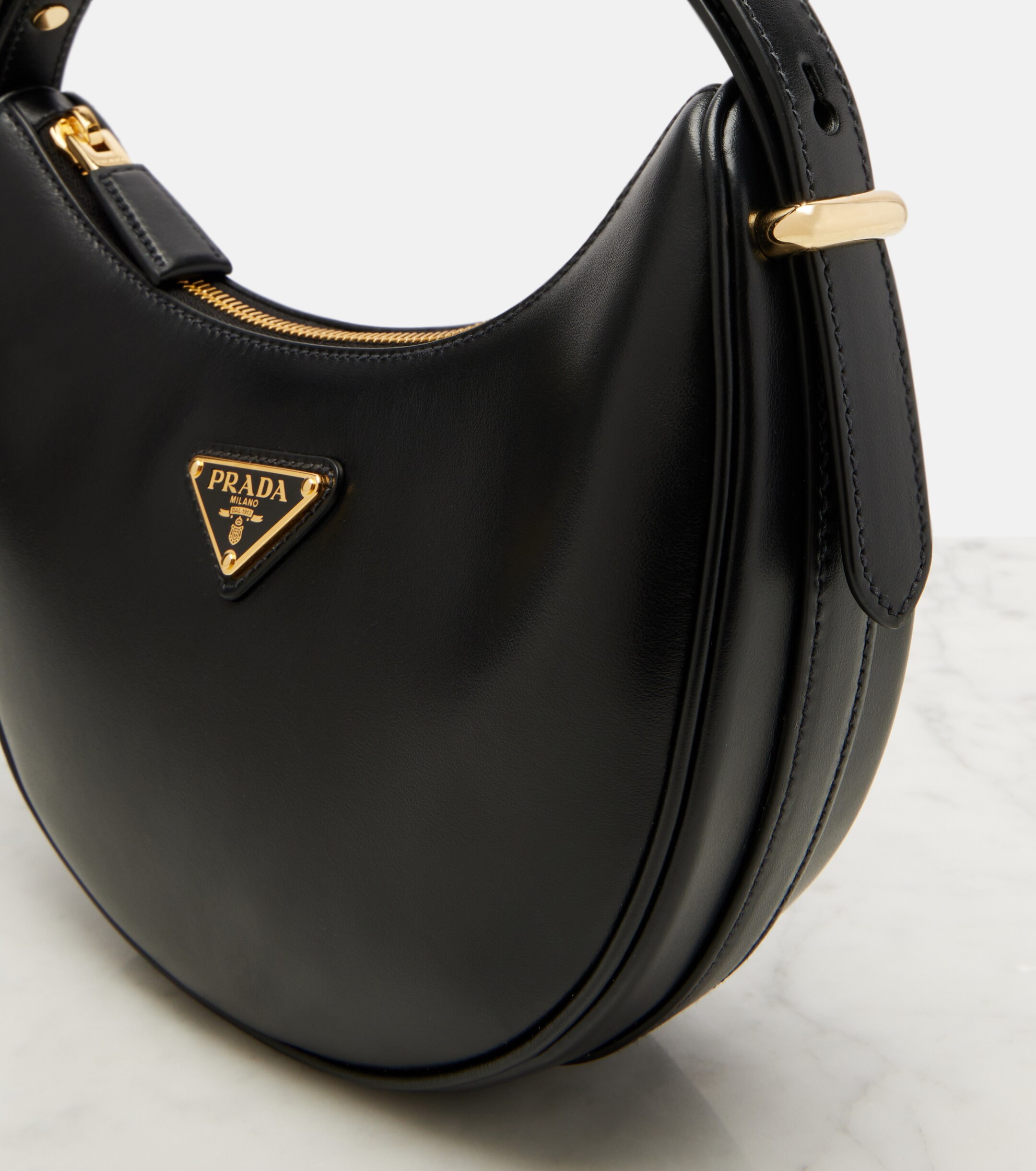 Prada Prada Arqué Small leather shoulder bag