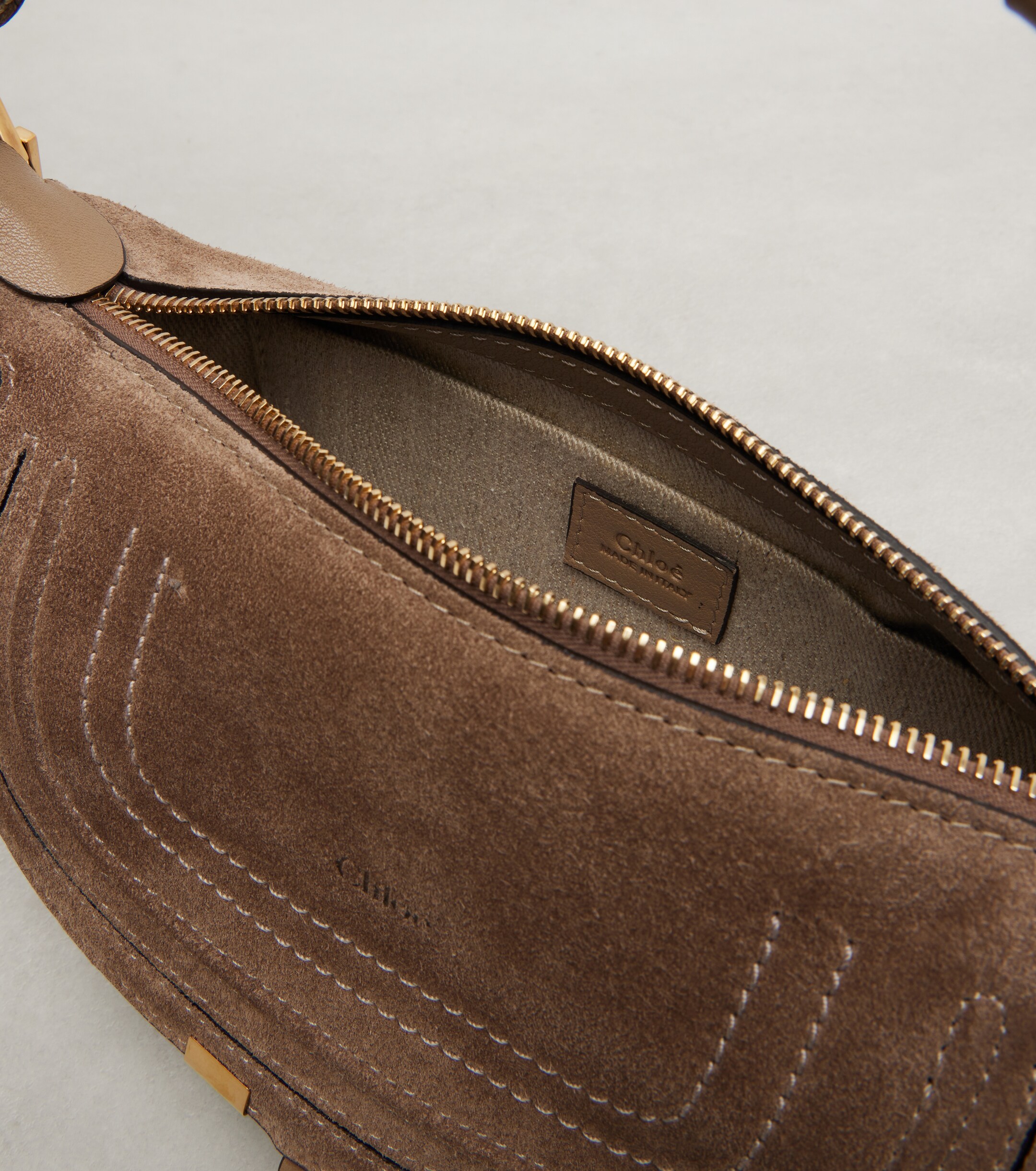 Chloé Marcie Mini suede shoulder bag