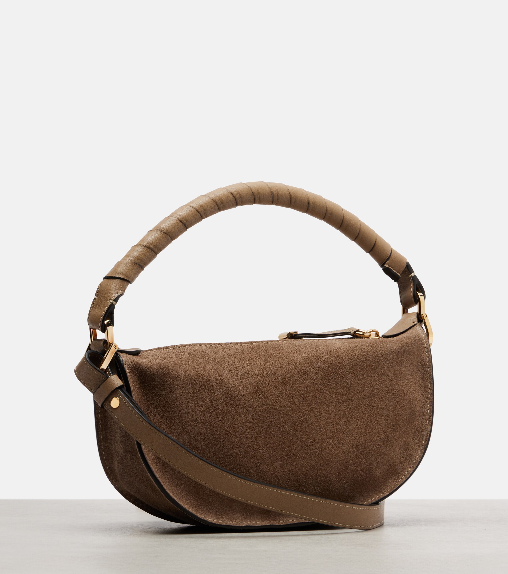 Chloé Marcie Mini suede shoulder bag