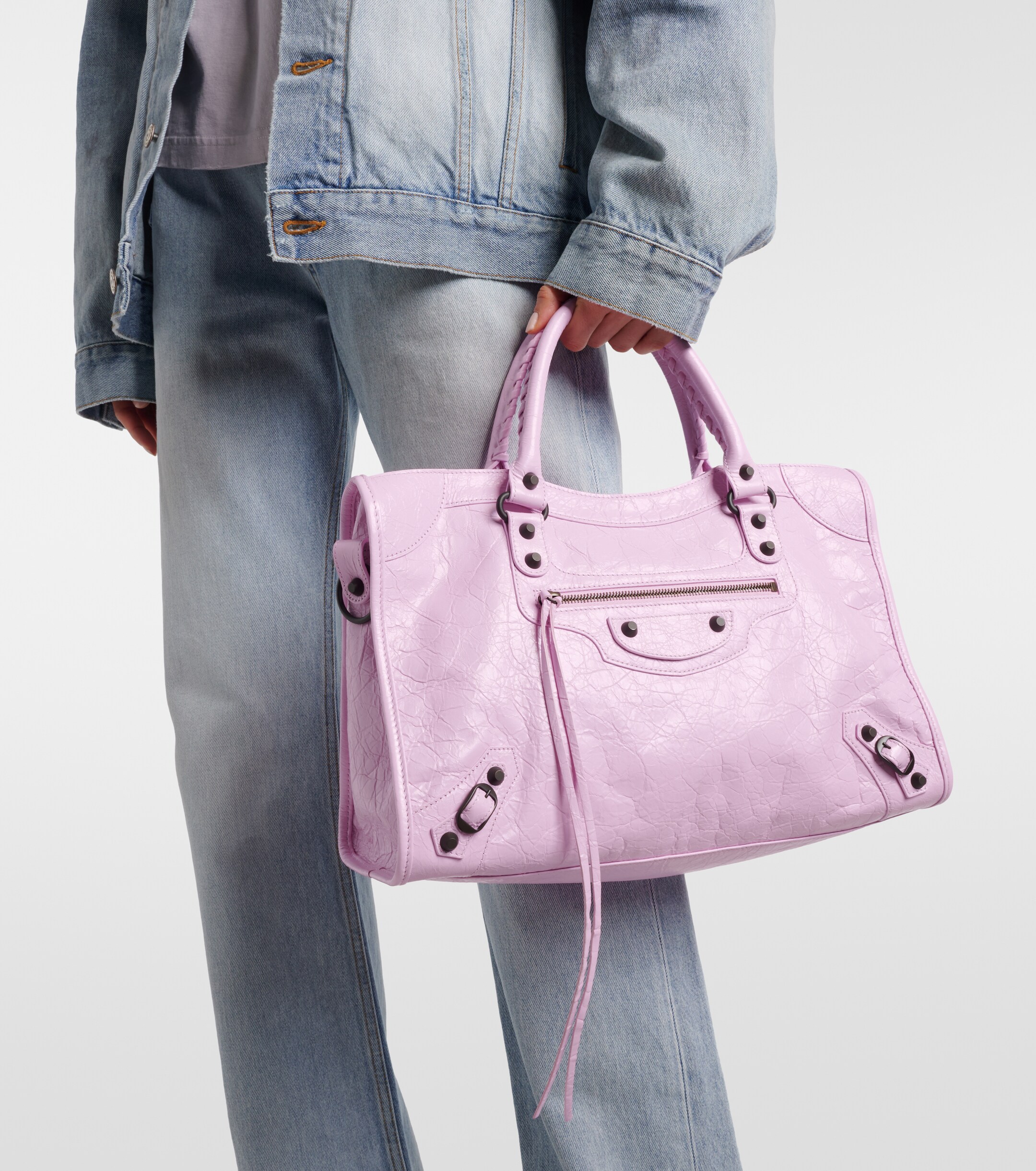 Balenciaga Balenciaga Le City Medium leather tote bag