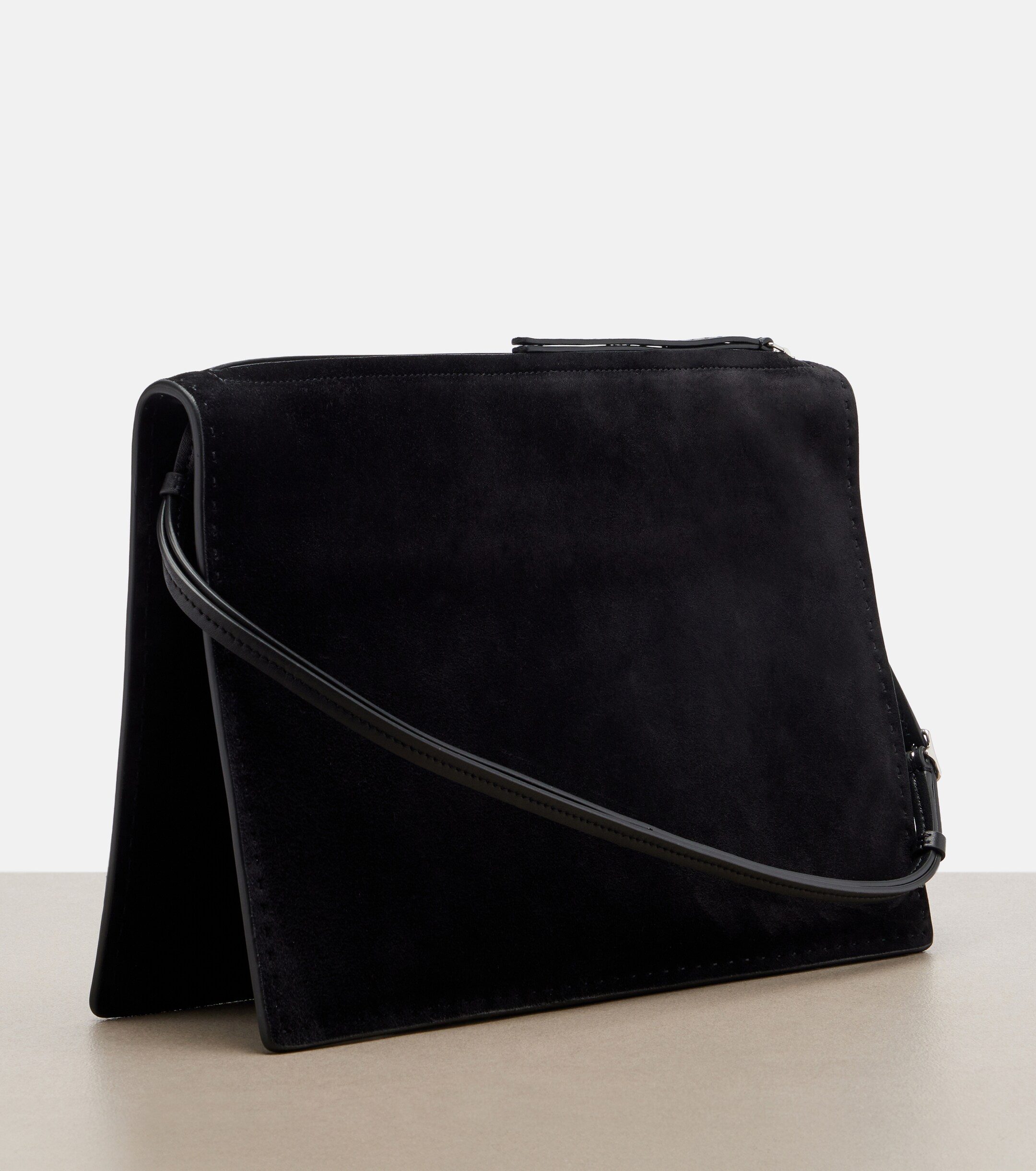 PHOEBE PHILO Glove Pochette suede shoulder bag thumbnail
