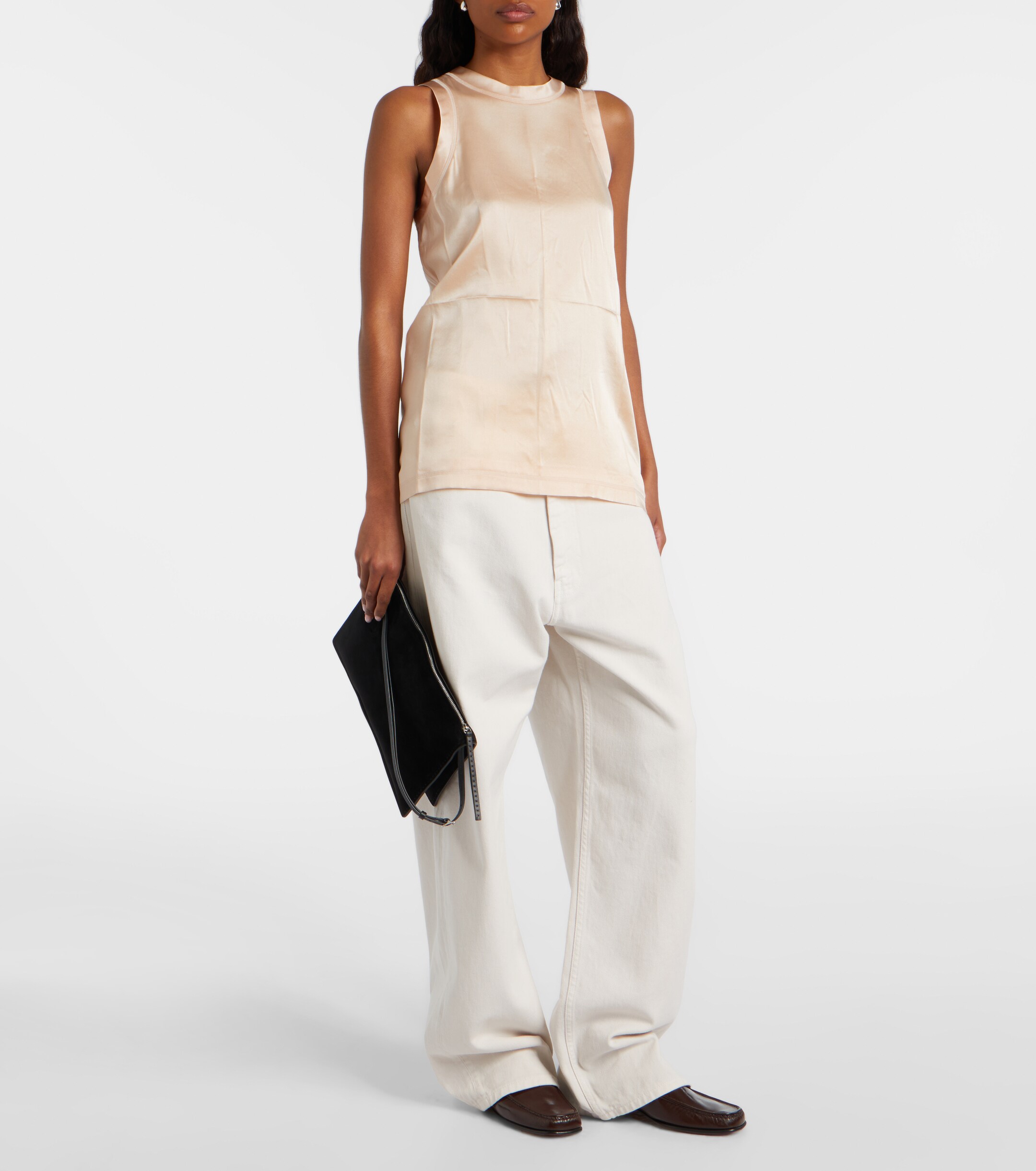 PHOEBE PHILO Glove Pochette suede shoulder bag thumbnail