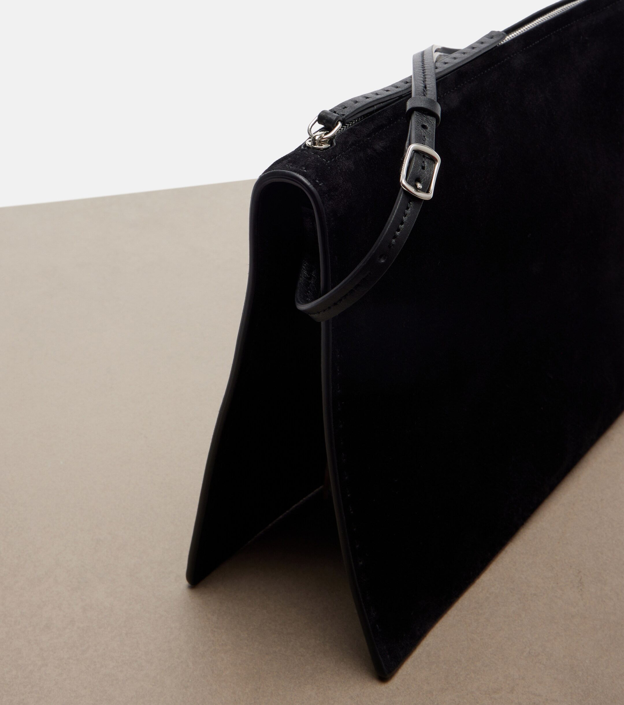 PHOEBE PHILO Glove Pochette suede shoulder bag thumbnail