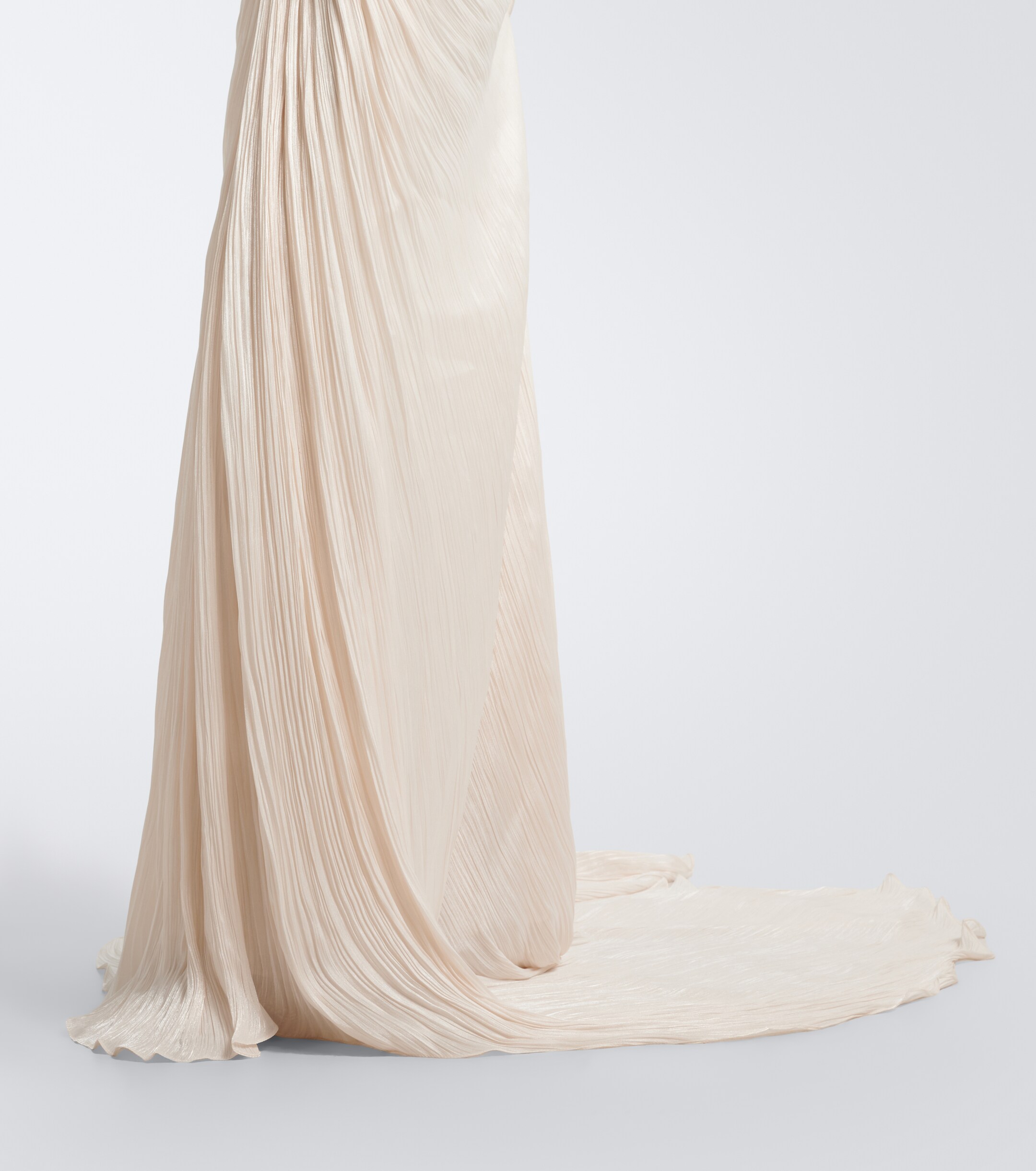 MARMAR HALIM Marmar Halim Pleated satin gown