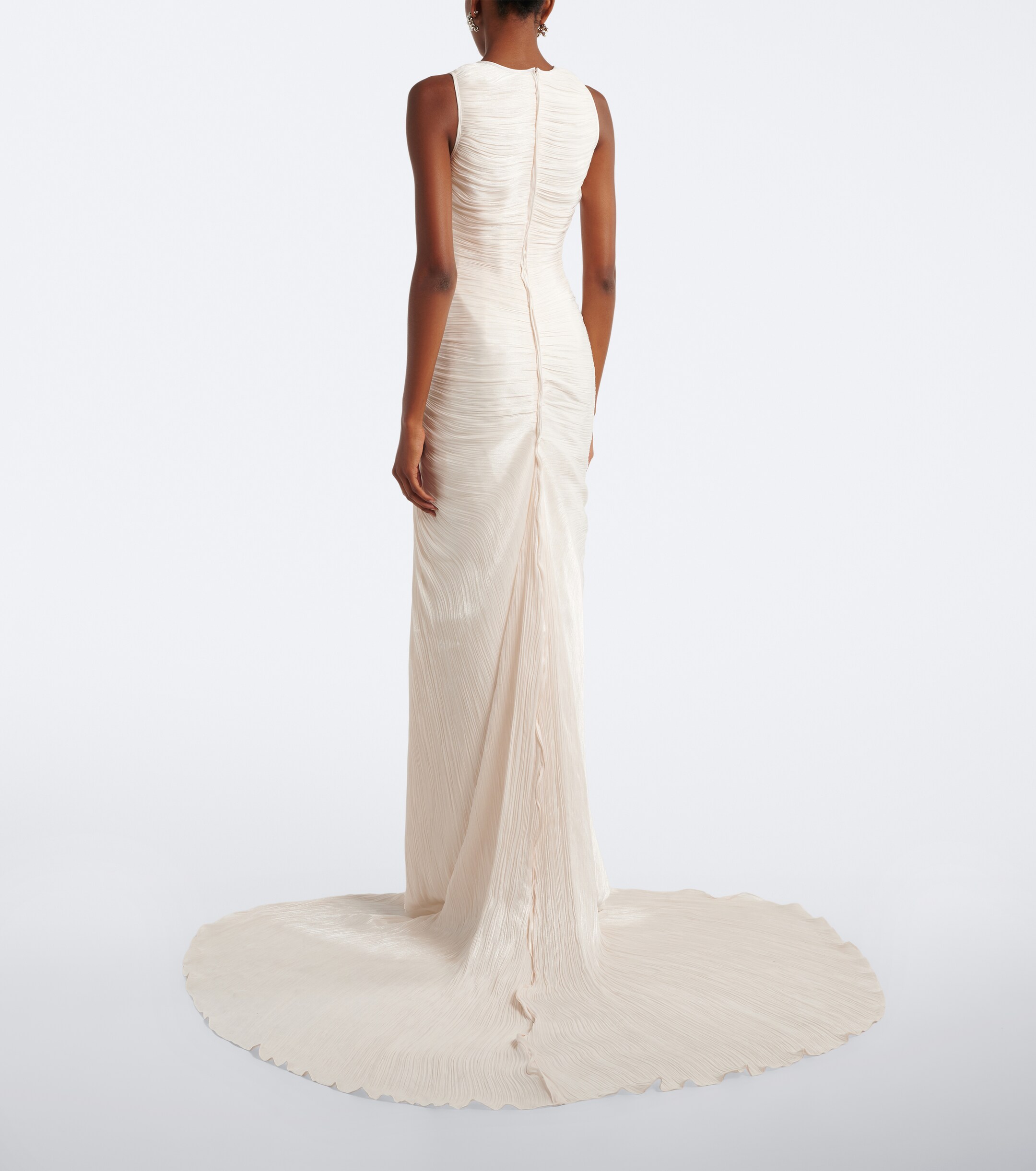 MARMAR HALIM Marmar Halim Pleated satin gown