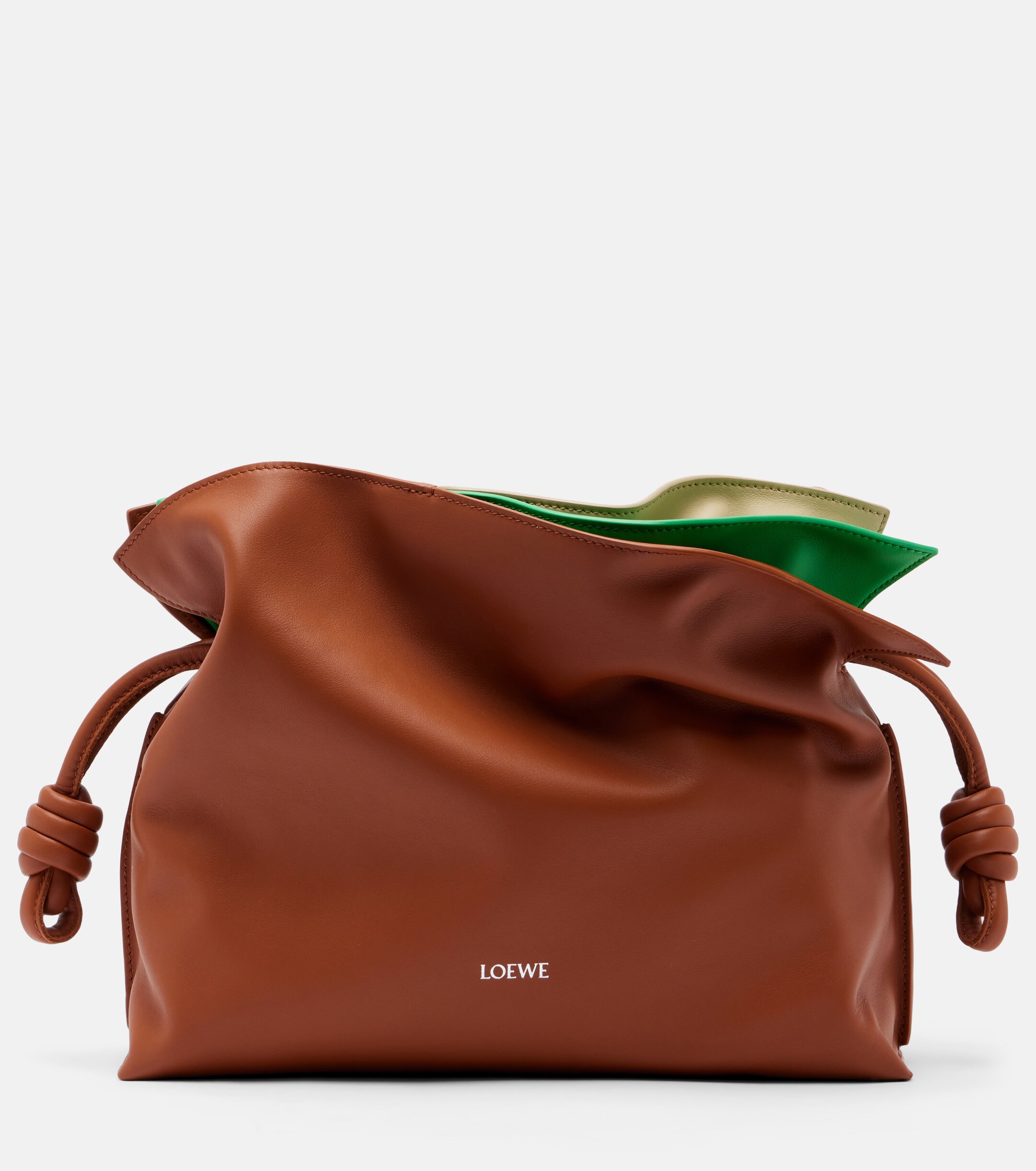 Loewe Flamenco Medium layered leather clutch