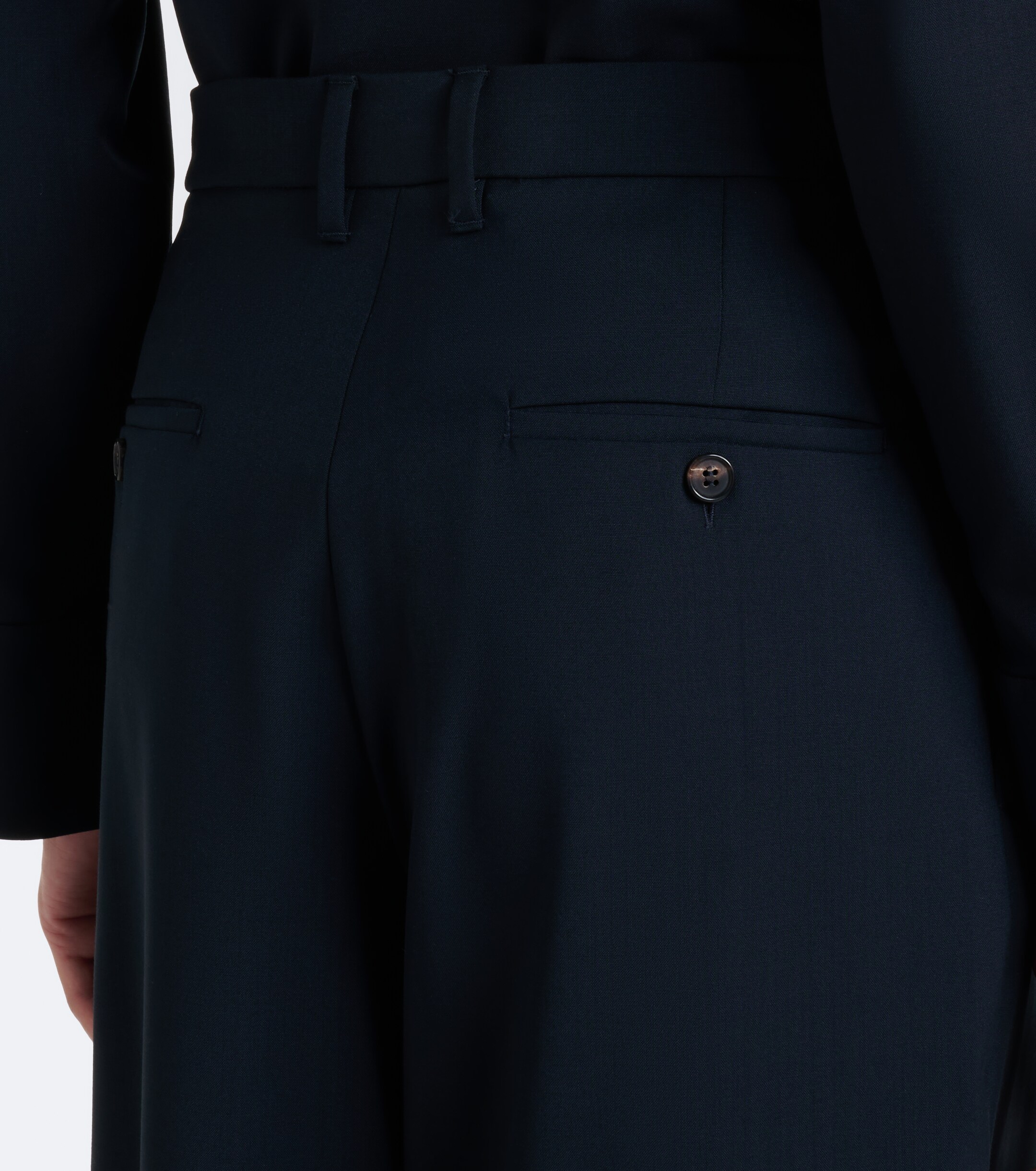 S Max Mara 'S Max Mara Wide-leg pleated virgin wool pants