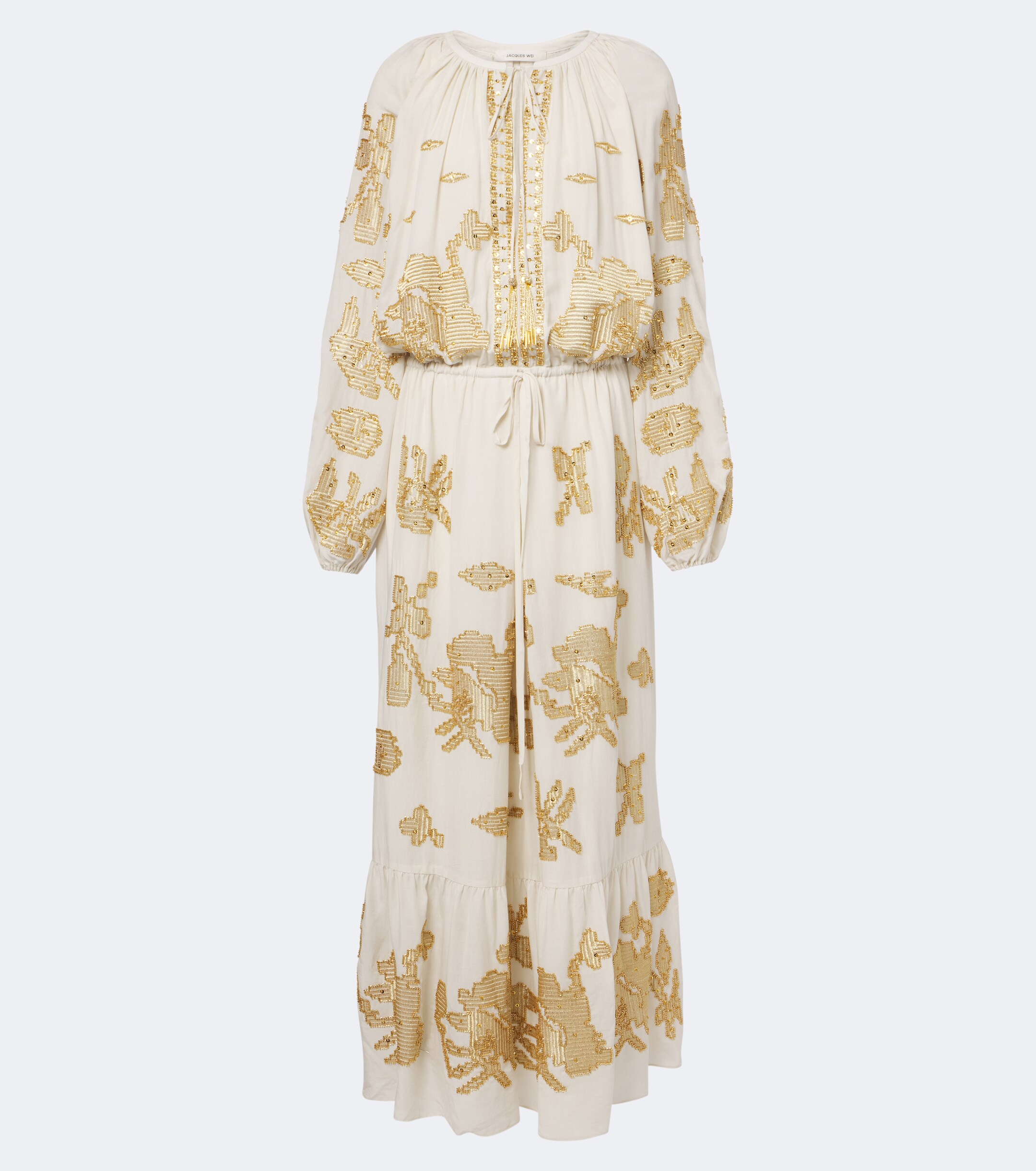 Jacques Wei Jacques Wei Beaded maxi dress