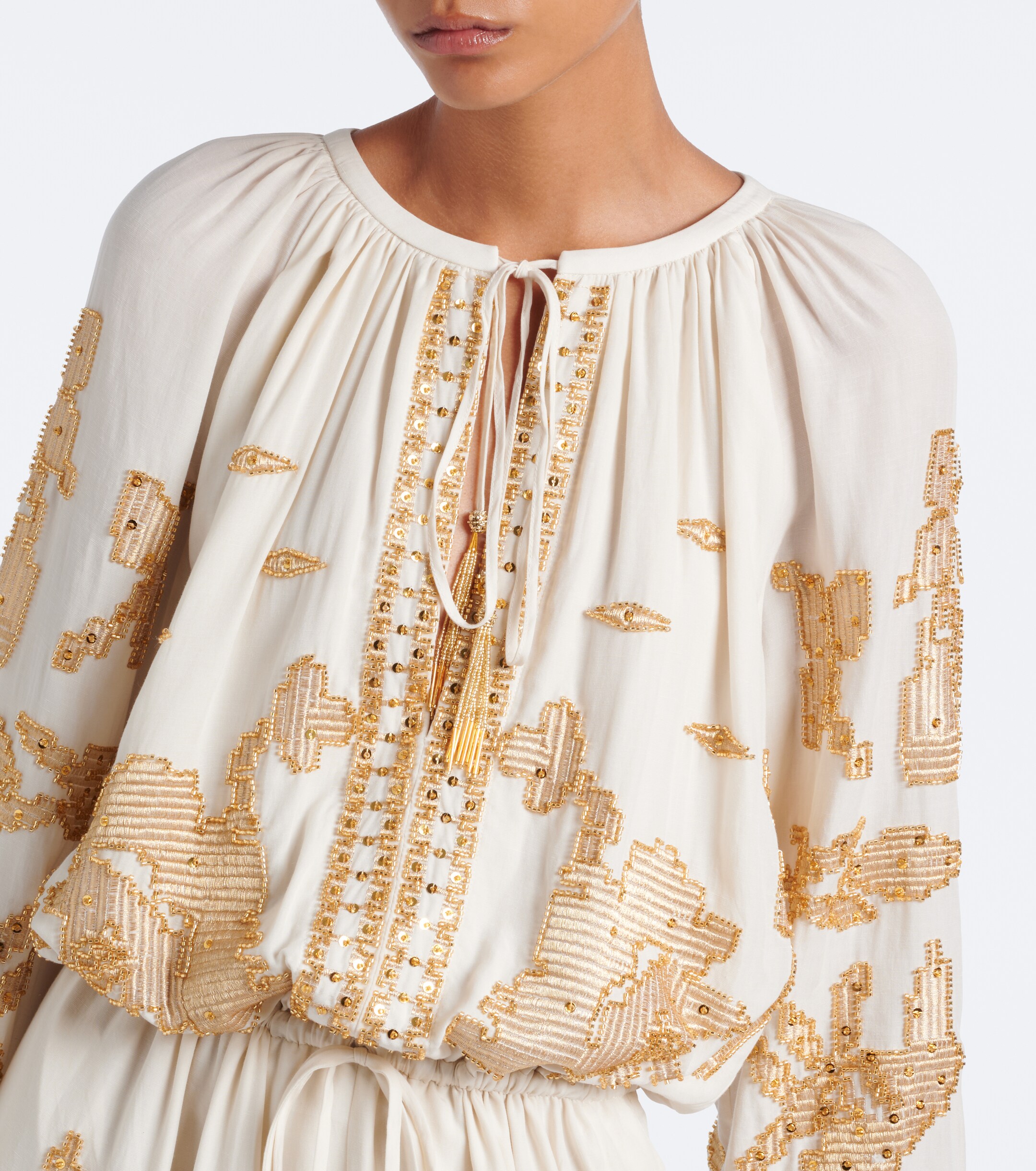 Jacques Wei Jacques Wei Beaded maxi dress