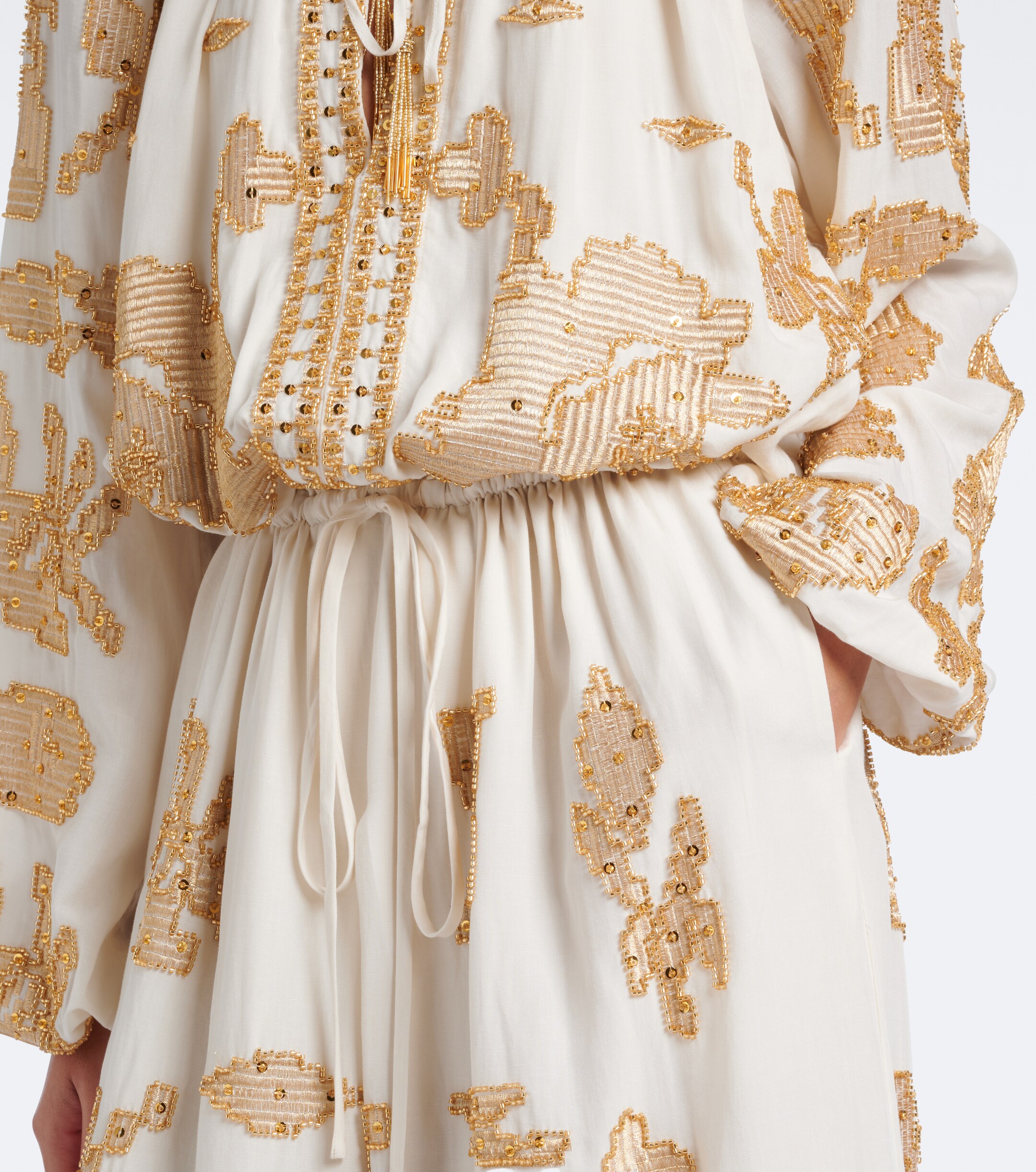 Jacques Wei Jacques Wei Beaded maxi dress