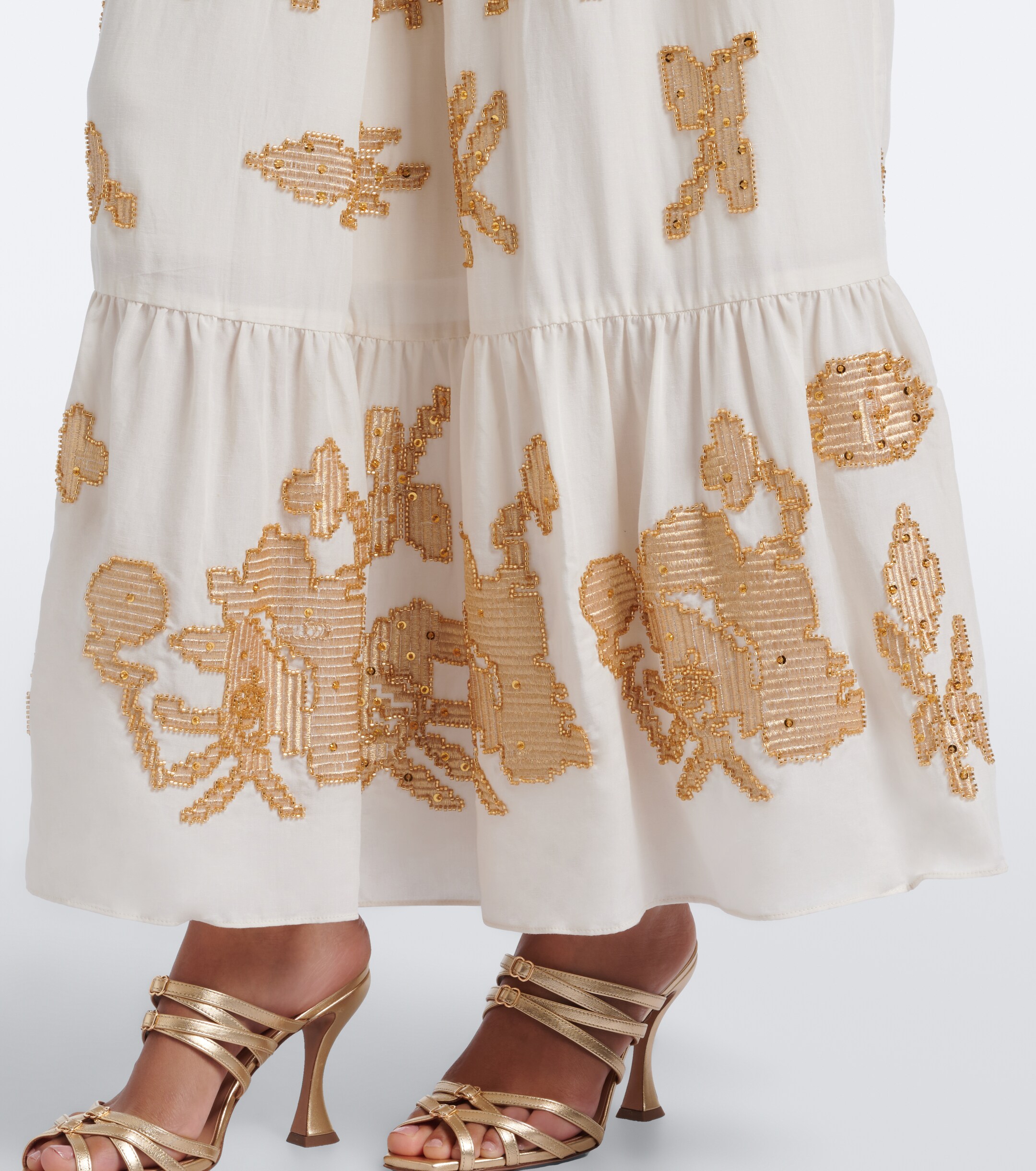Jacques Wei Jacques Wei Beaded maxi dress