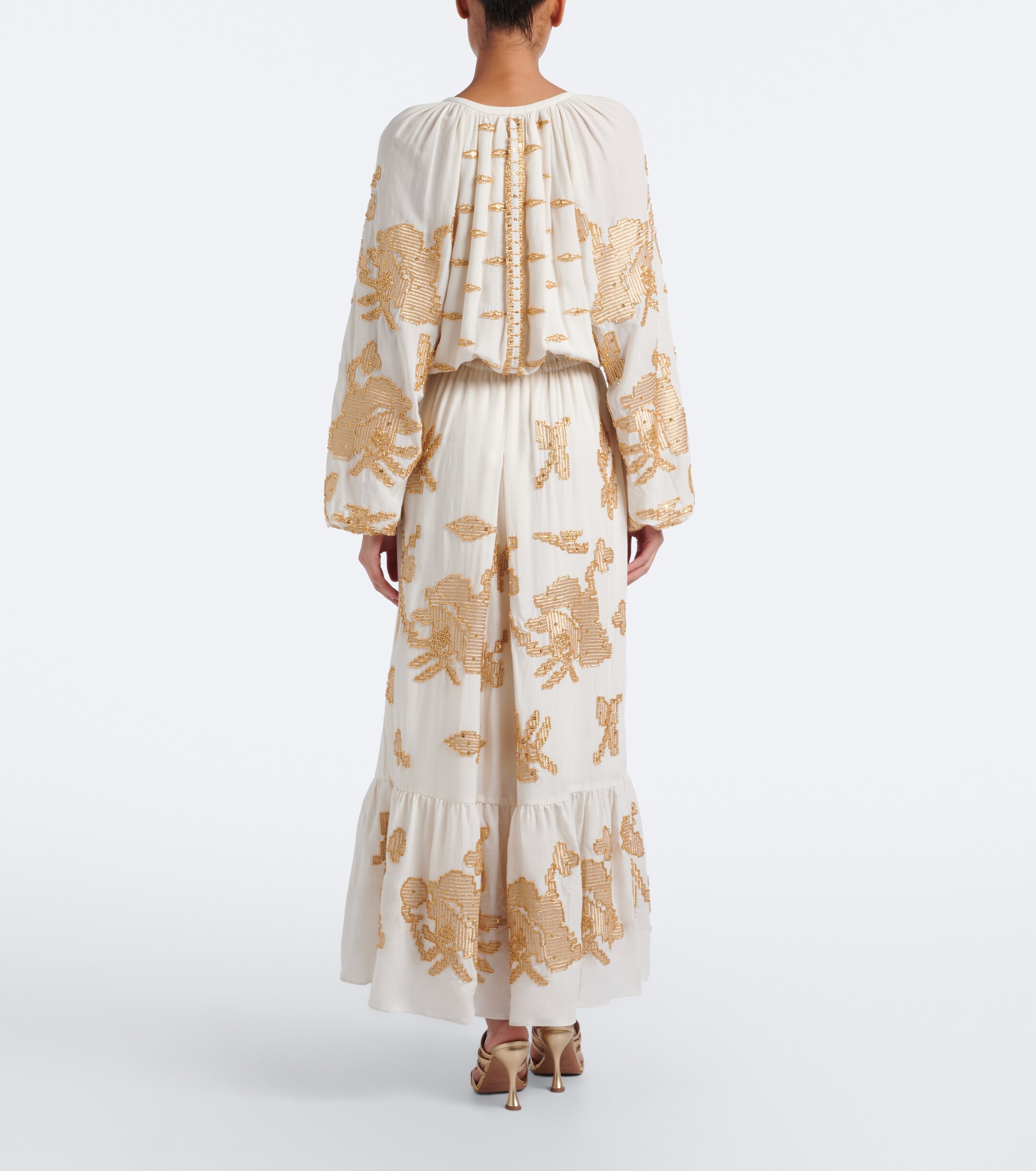 Jacques Wei Jacques Wei Beaded maxi dress