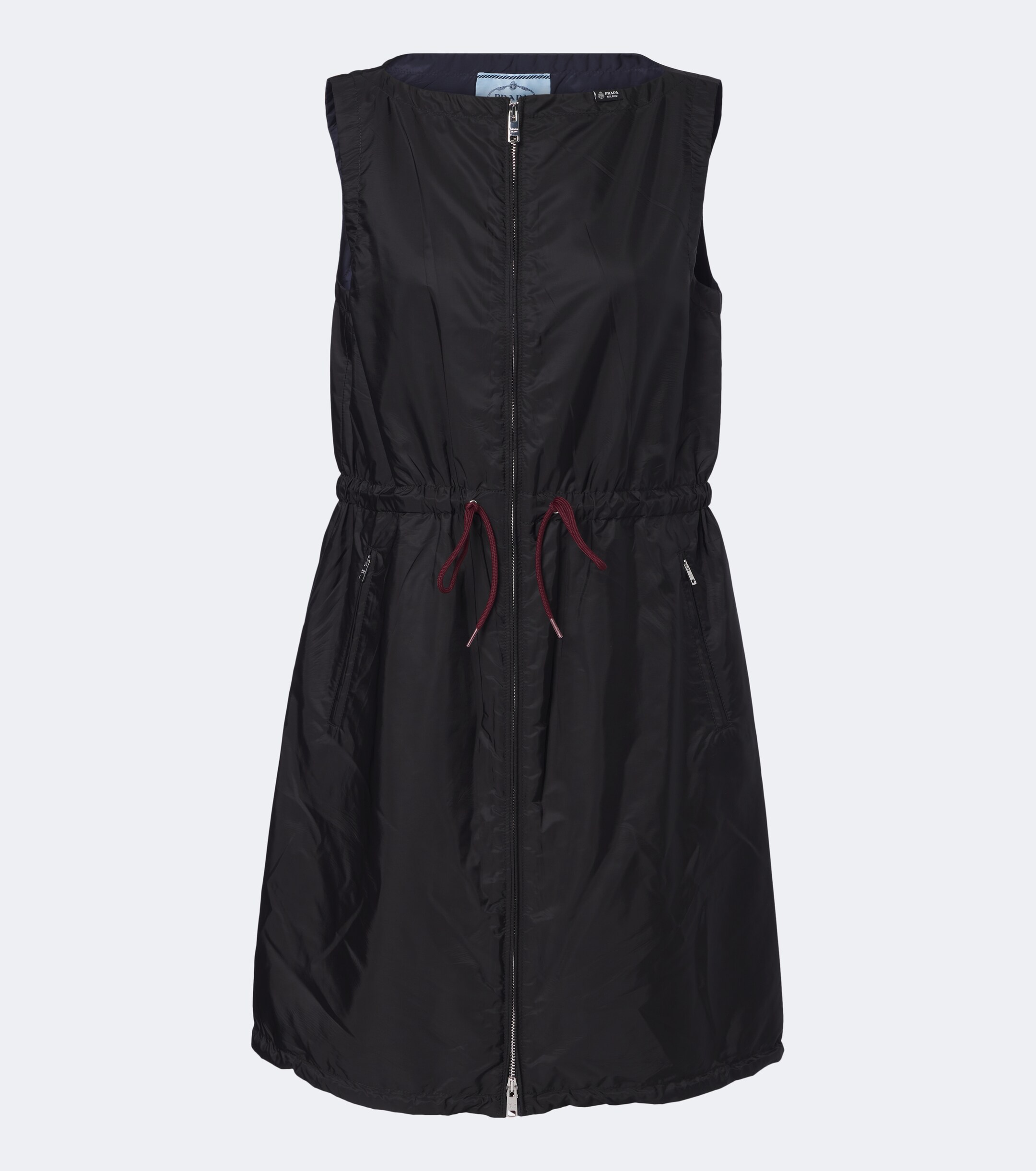 Prada Prada Re-Nylon zip-up minidress