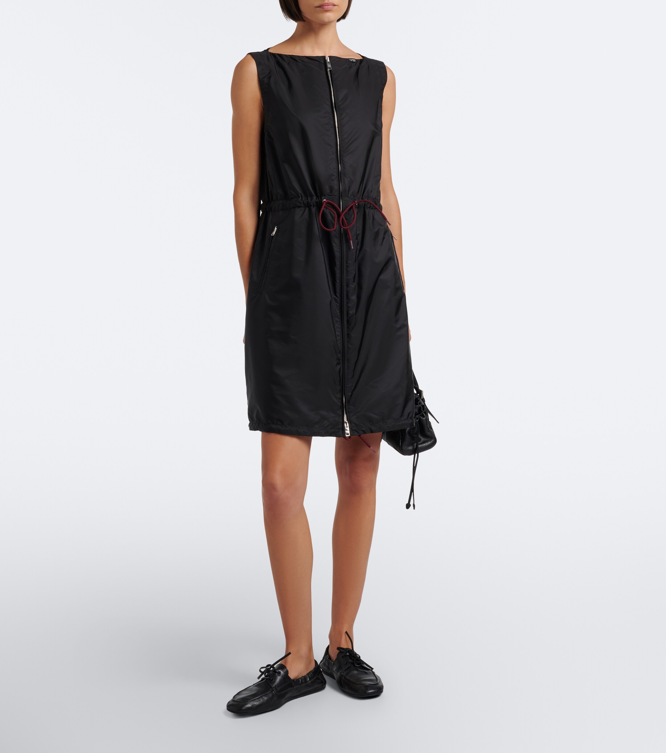 Prada Prada Re-Nylon zip-up minidress