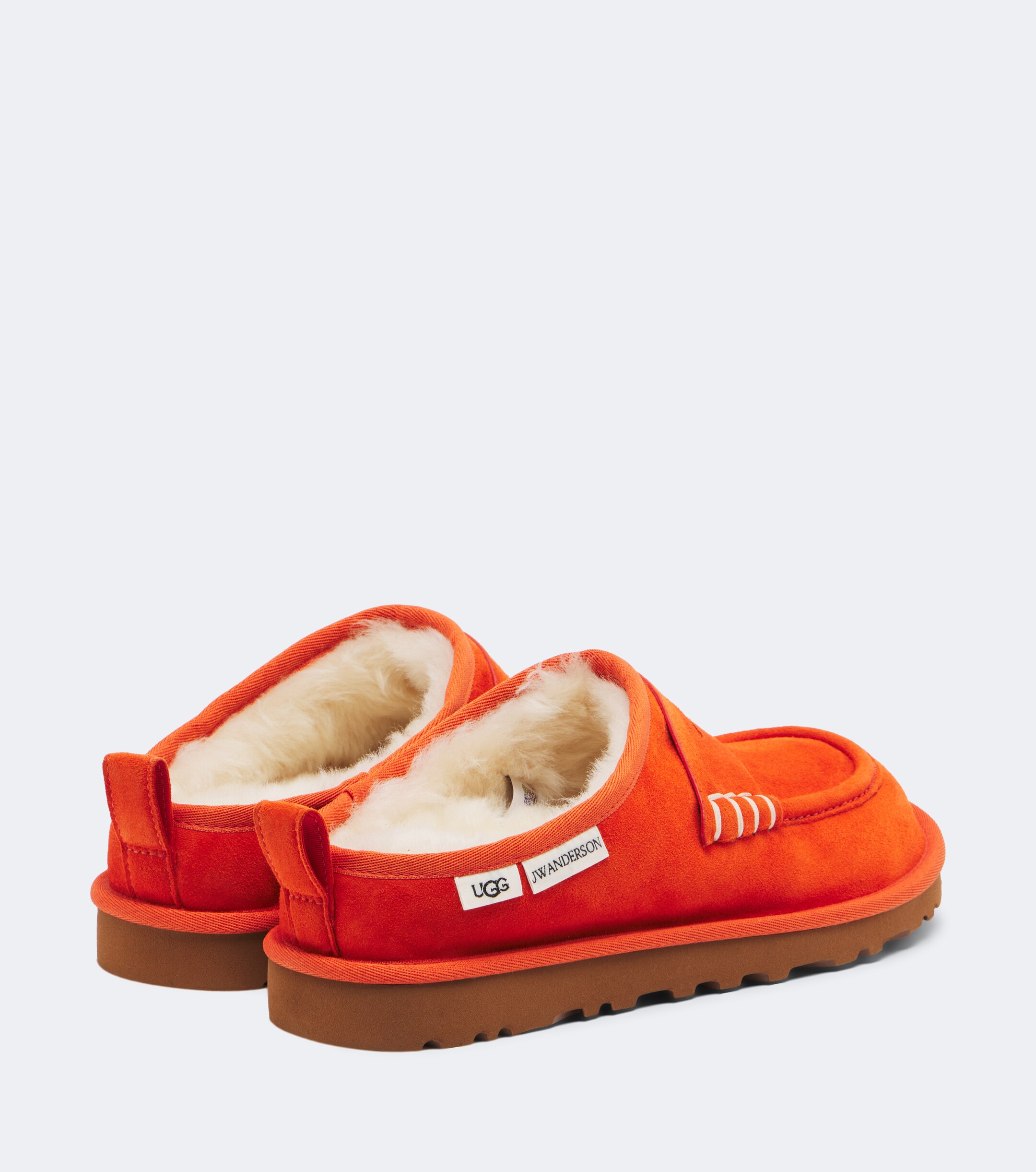 Jw Anderson JW Anderson x UGG shearling-lined suede slip-on shoes