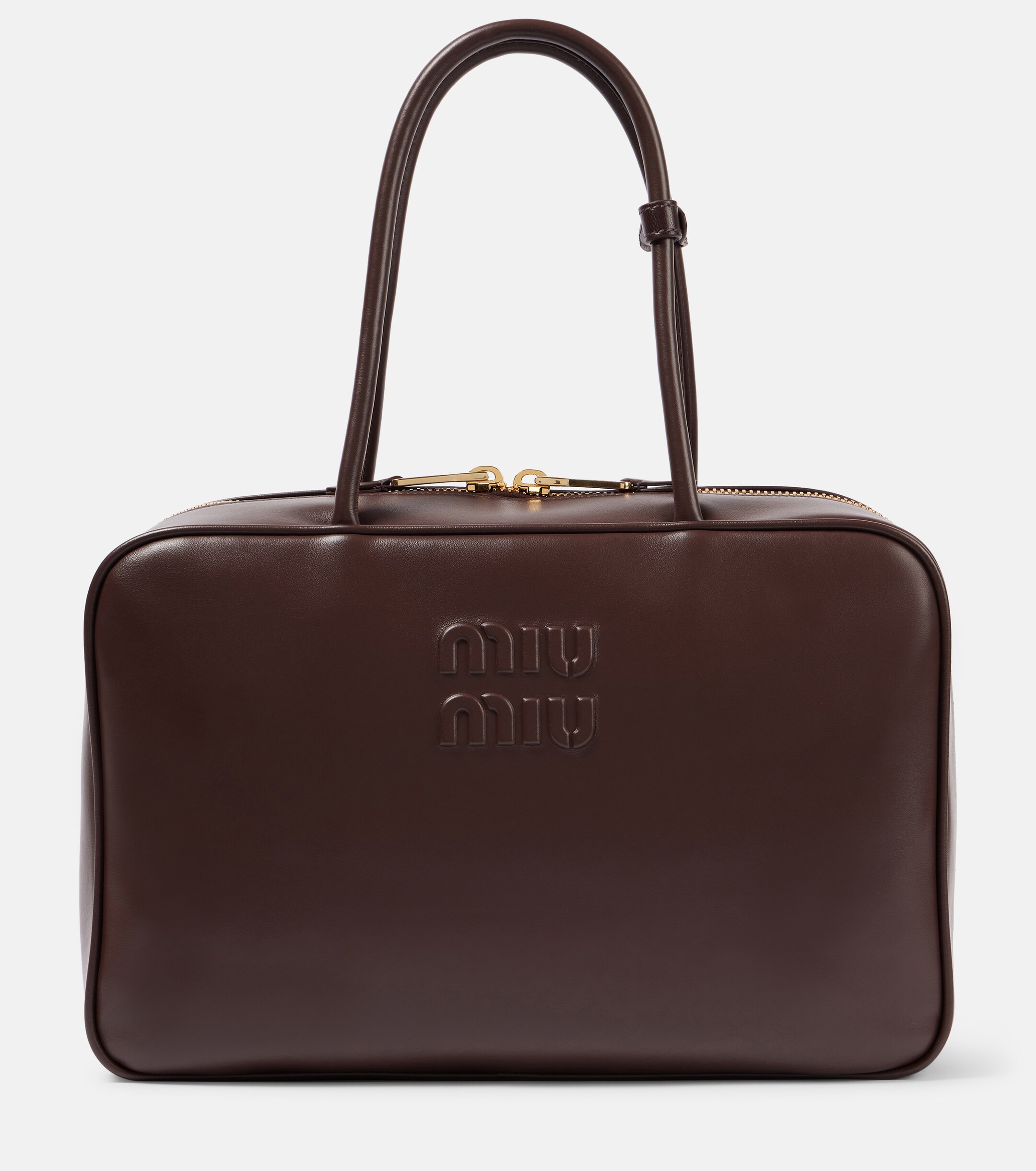 Miu Miu Beau Large leather tote bag