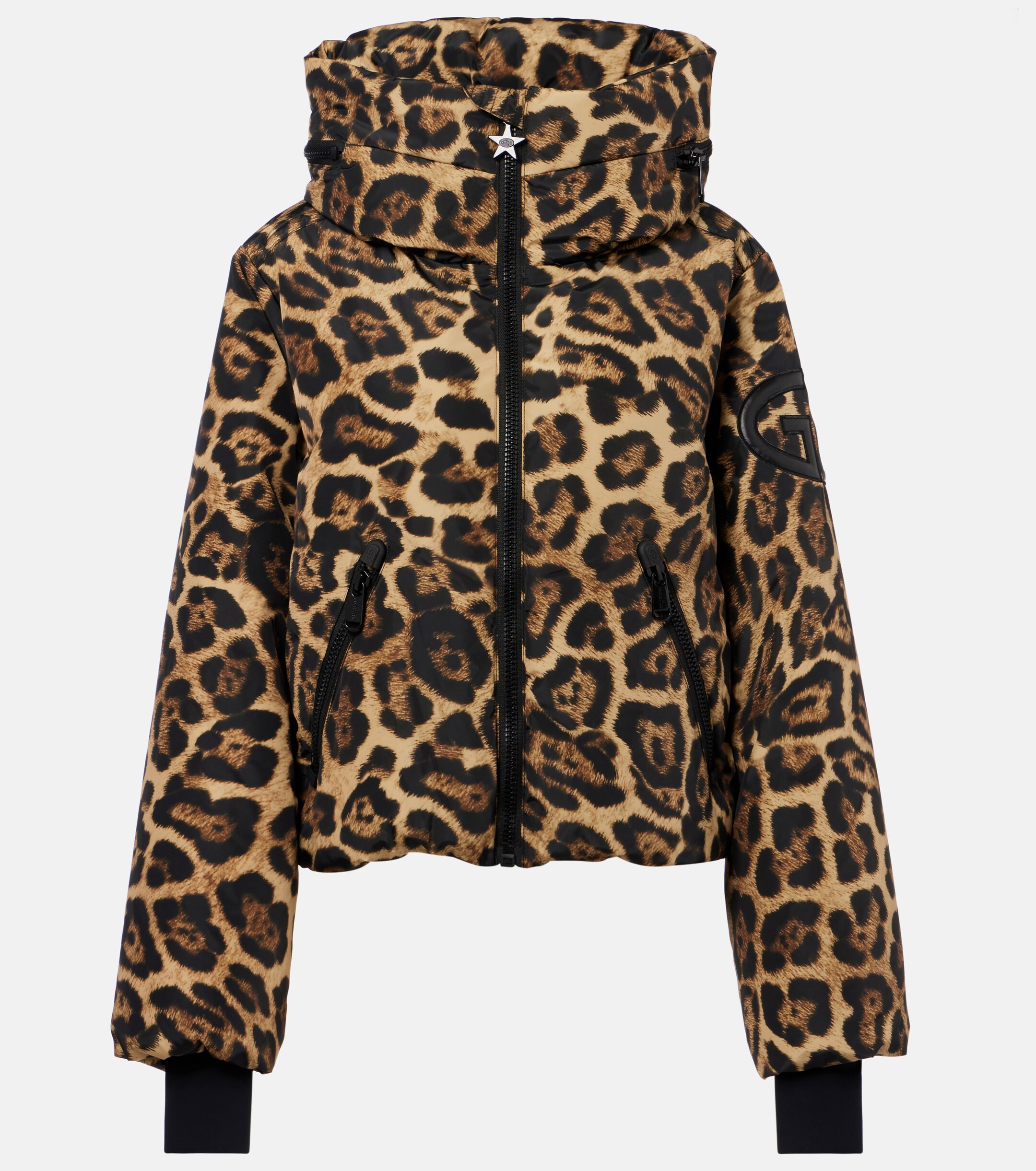 GOLDBERGH Goldbergh Pantera leopard-print down ski jacket