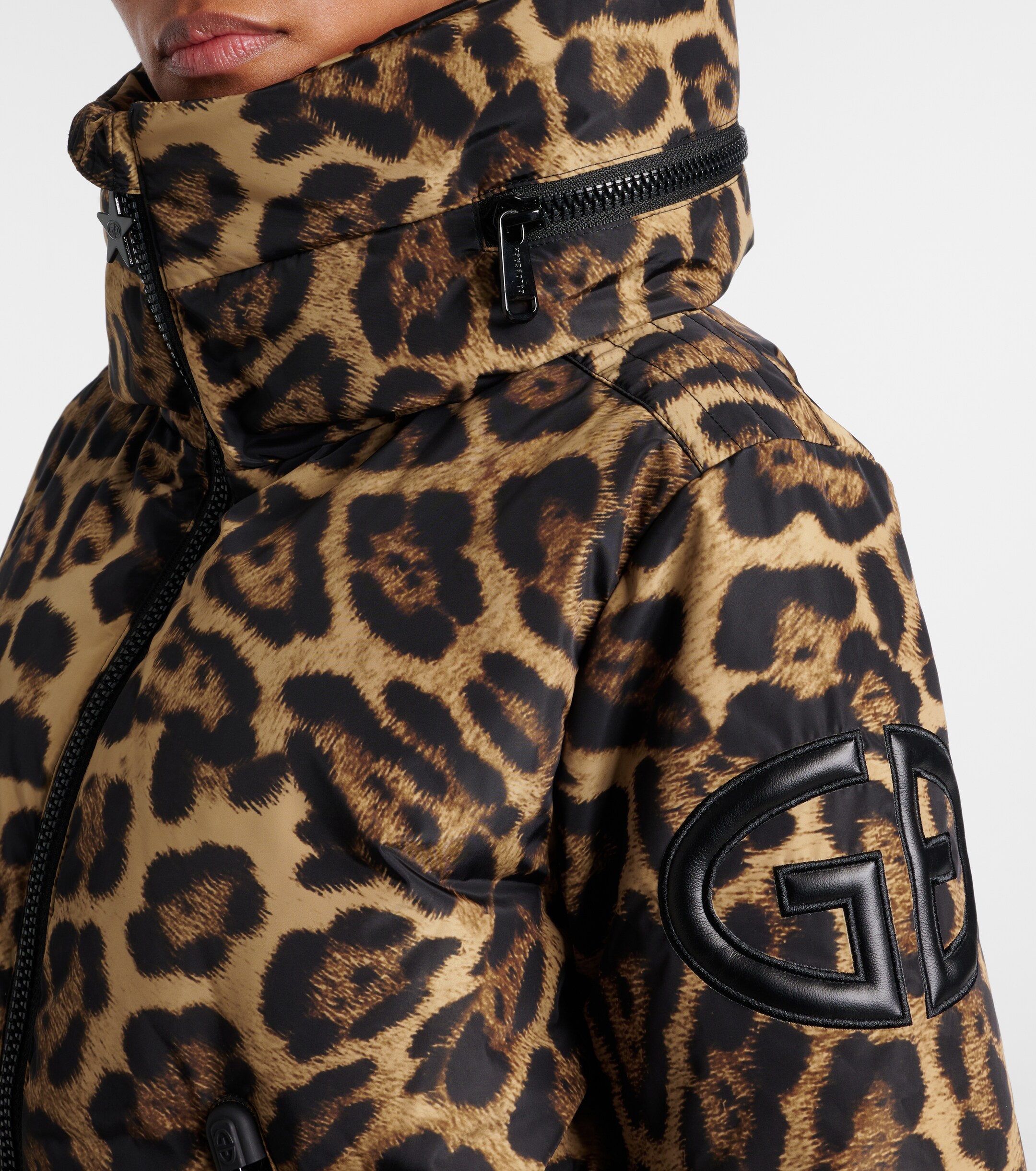 GOLDBERGH Goldbergh Pantera leopard-print down ski jacket