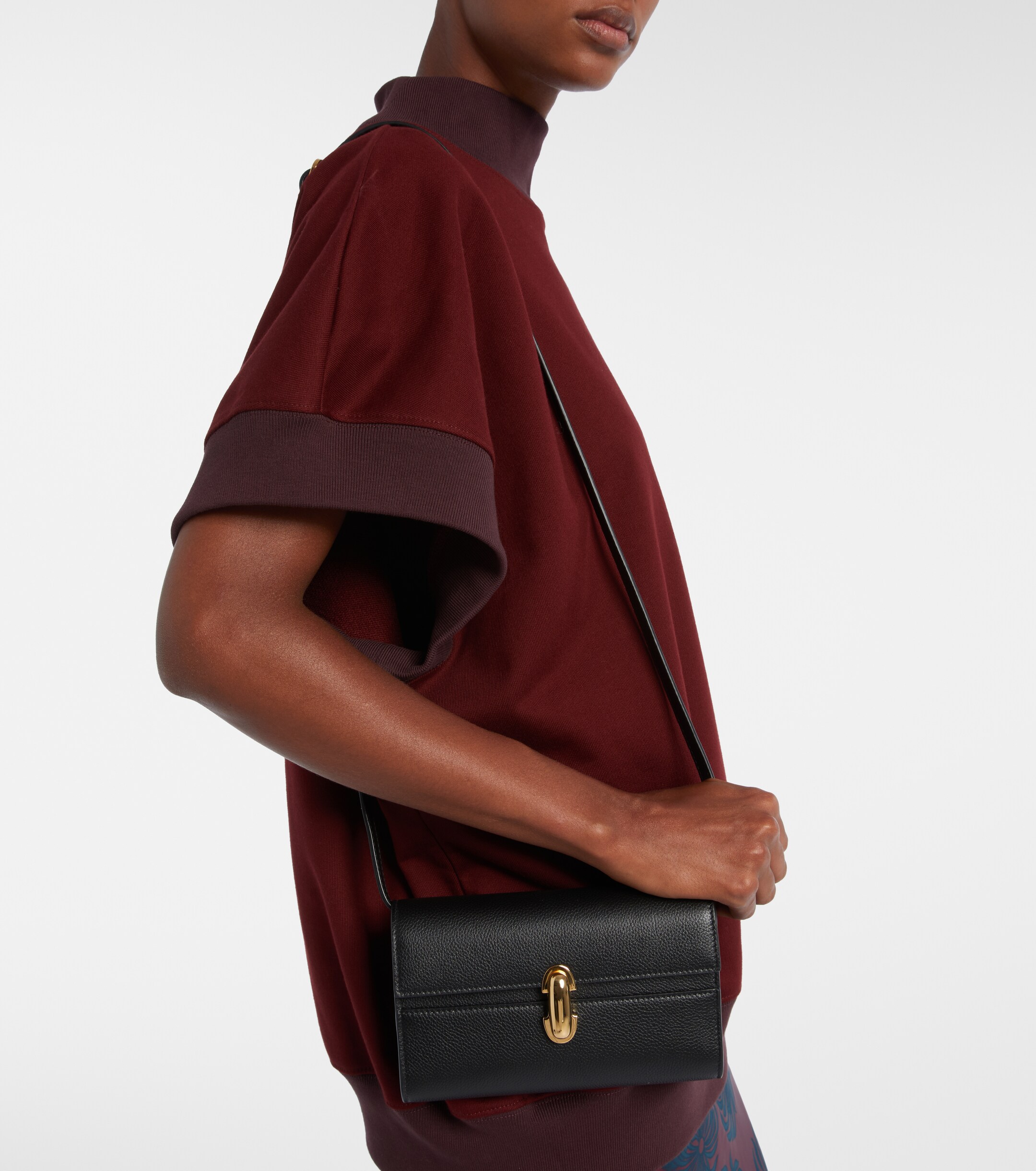 Savette Symmetry Mini leather crossbody bag thumbnail