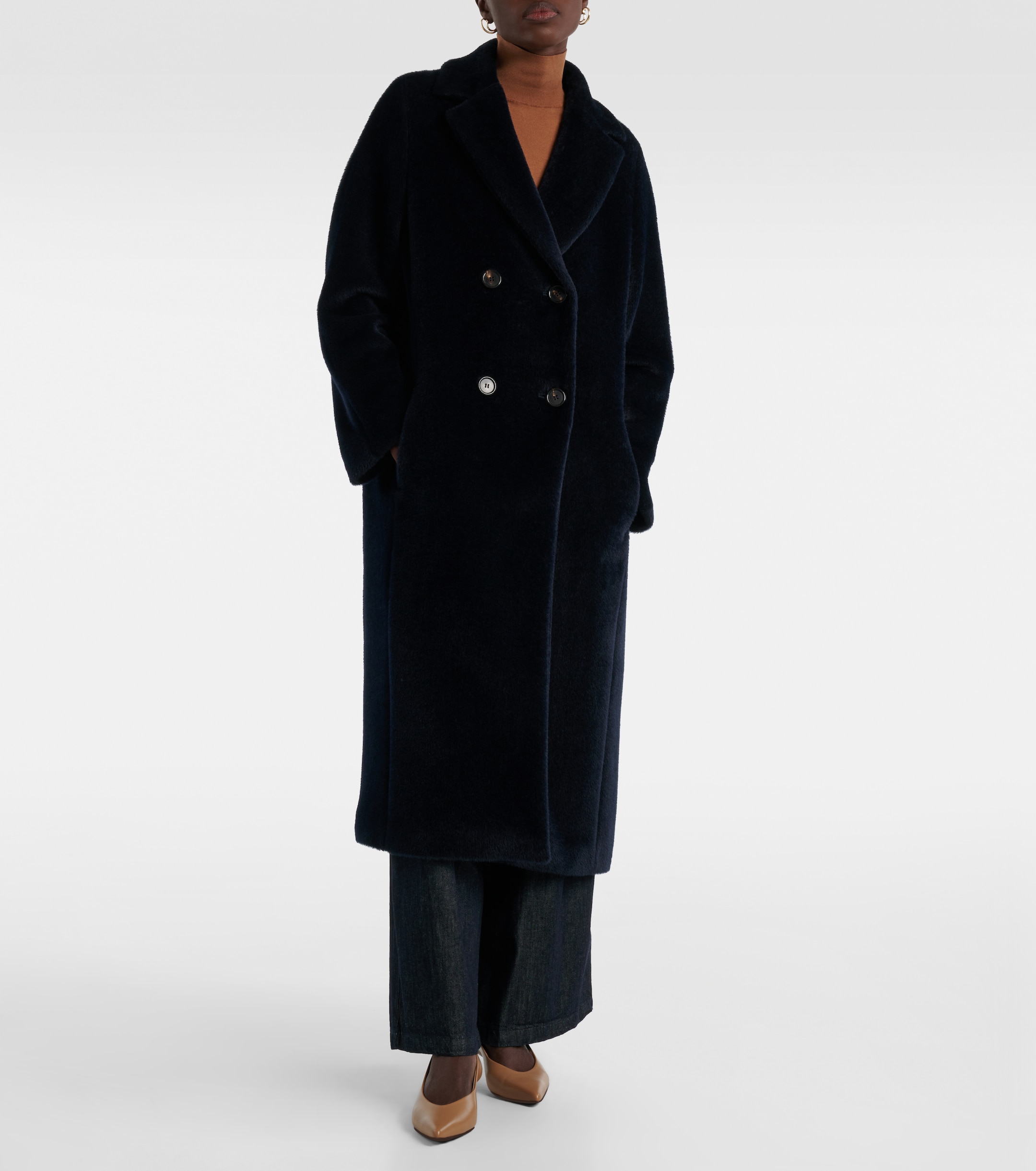 S Max Mara Alpaca and wool coat thumbnail