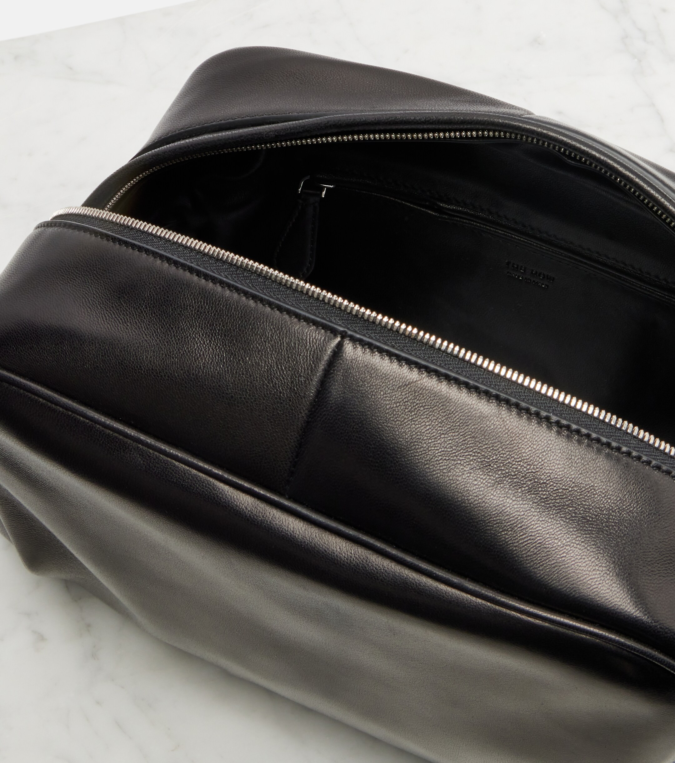 The Row Leila Small leather clutch