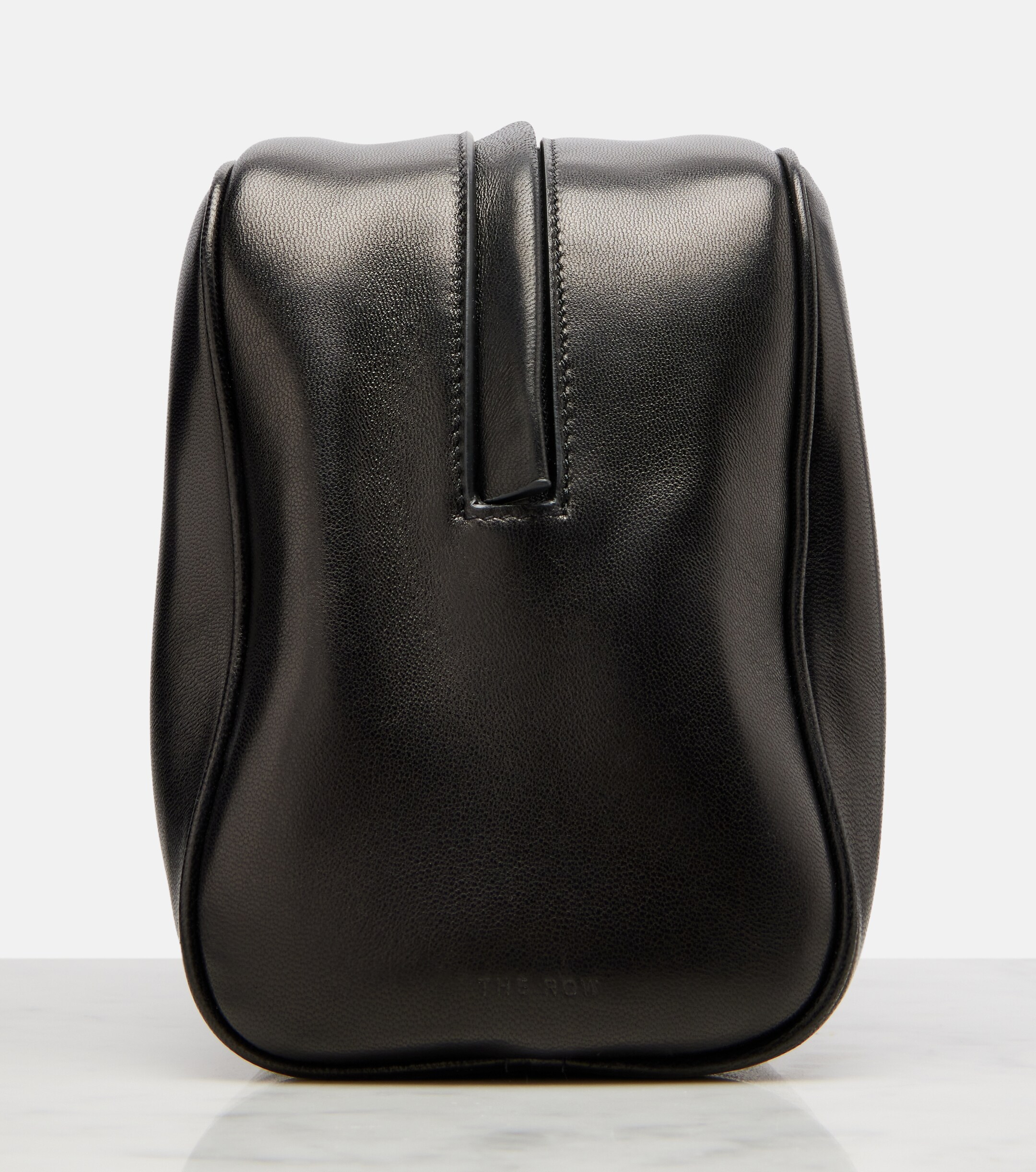 The Row Leila Small leather clutch