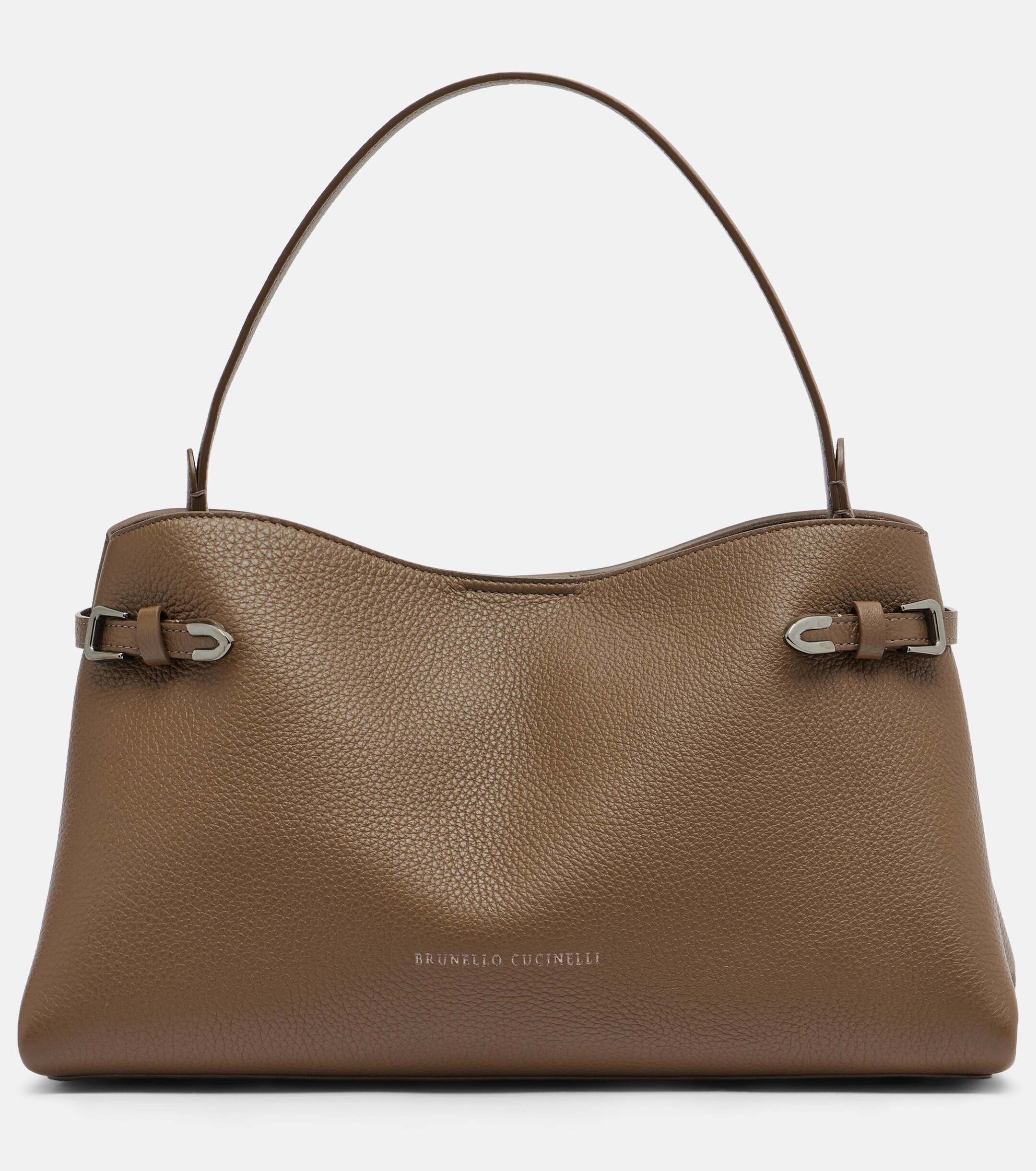 Brunello Cucinelli Medium leather top-handle bag