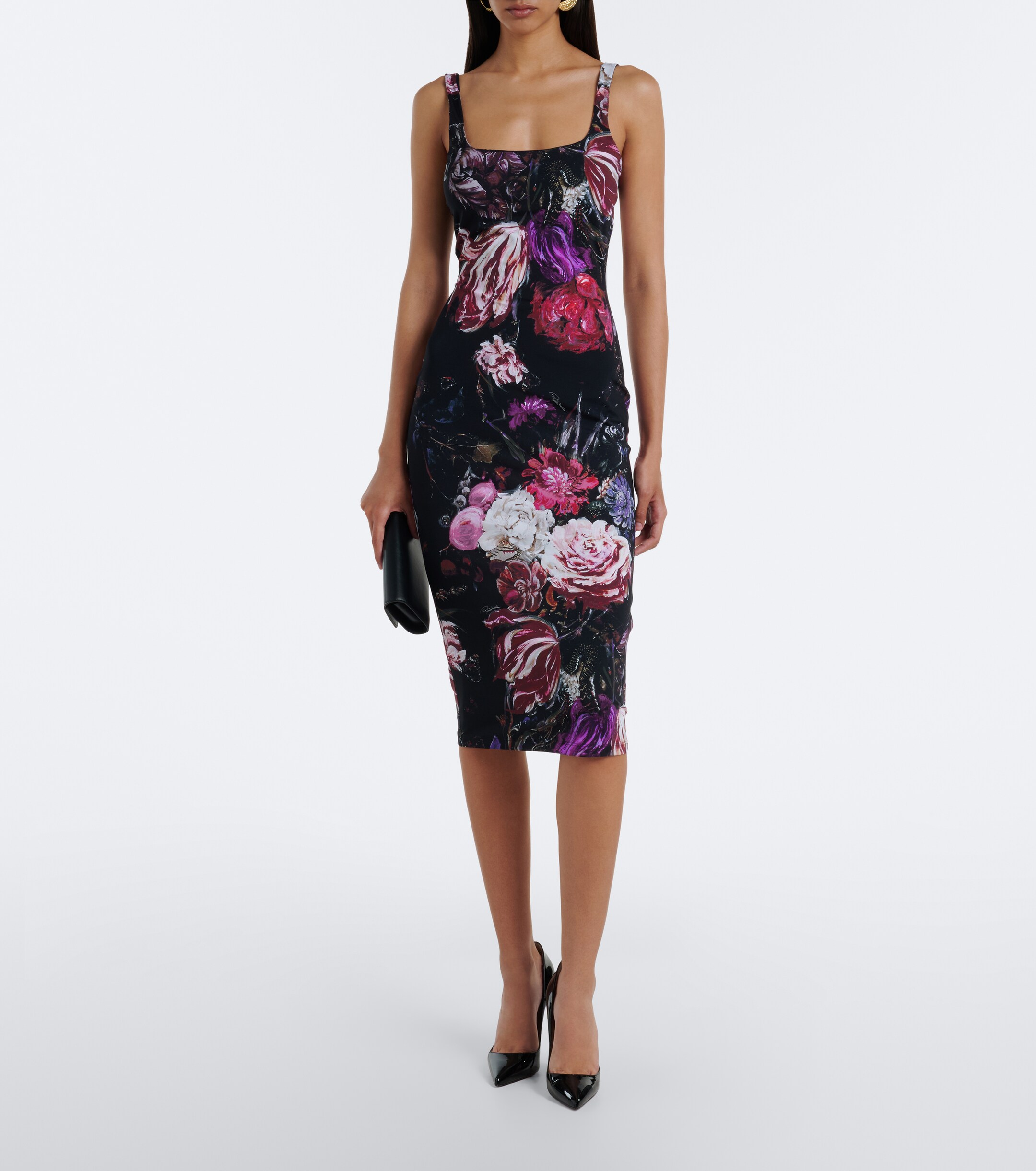 ROBERTO CAVALLI Roberto Cavalli Floral midi dress