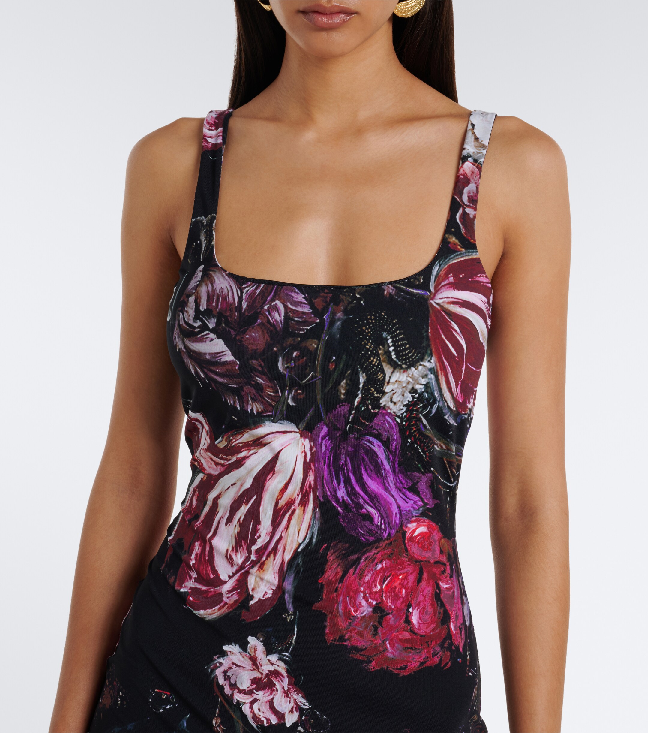 ROBERTO CAVALLI Roberto Cavalli Floral midi dress