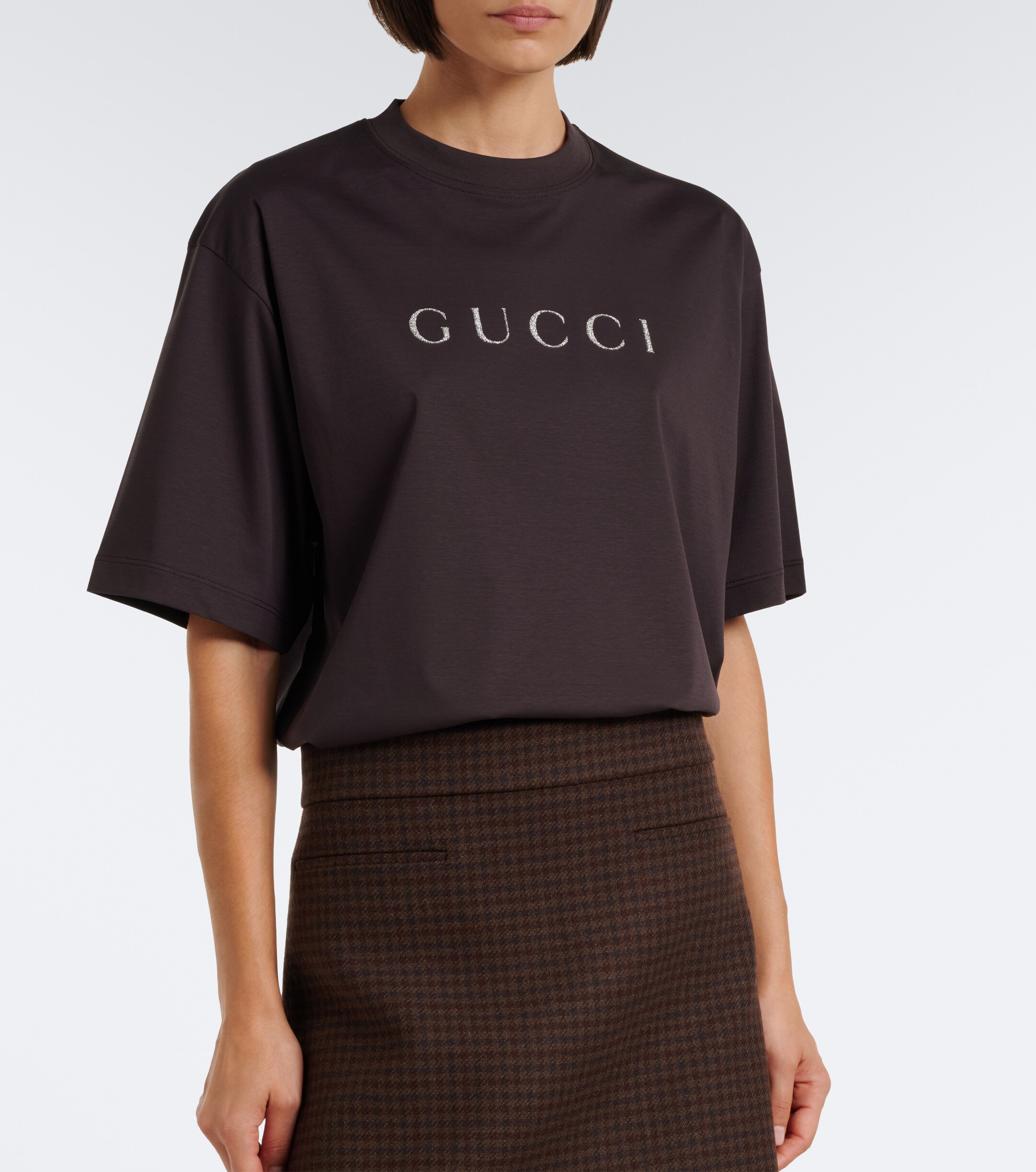 Gucci Gucci Logo cotton jersey T-shirt