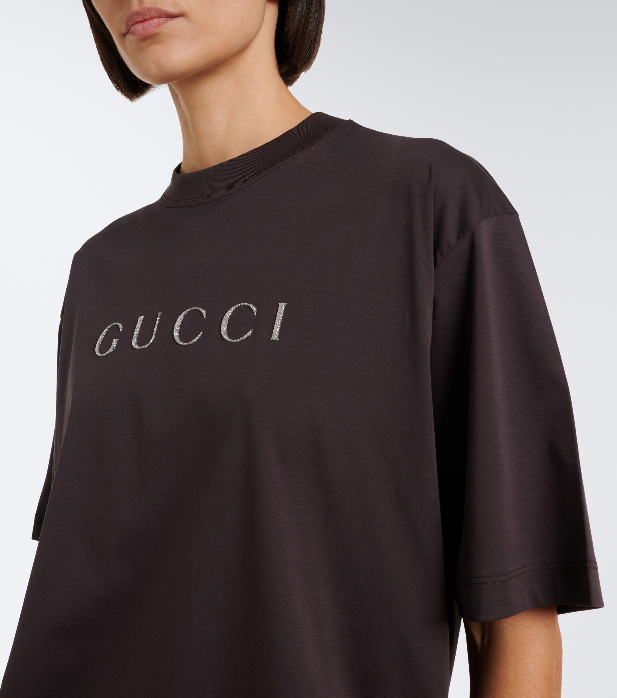 Gucci Gucci Logo cotton jersey T-shirt