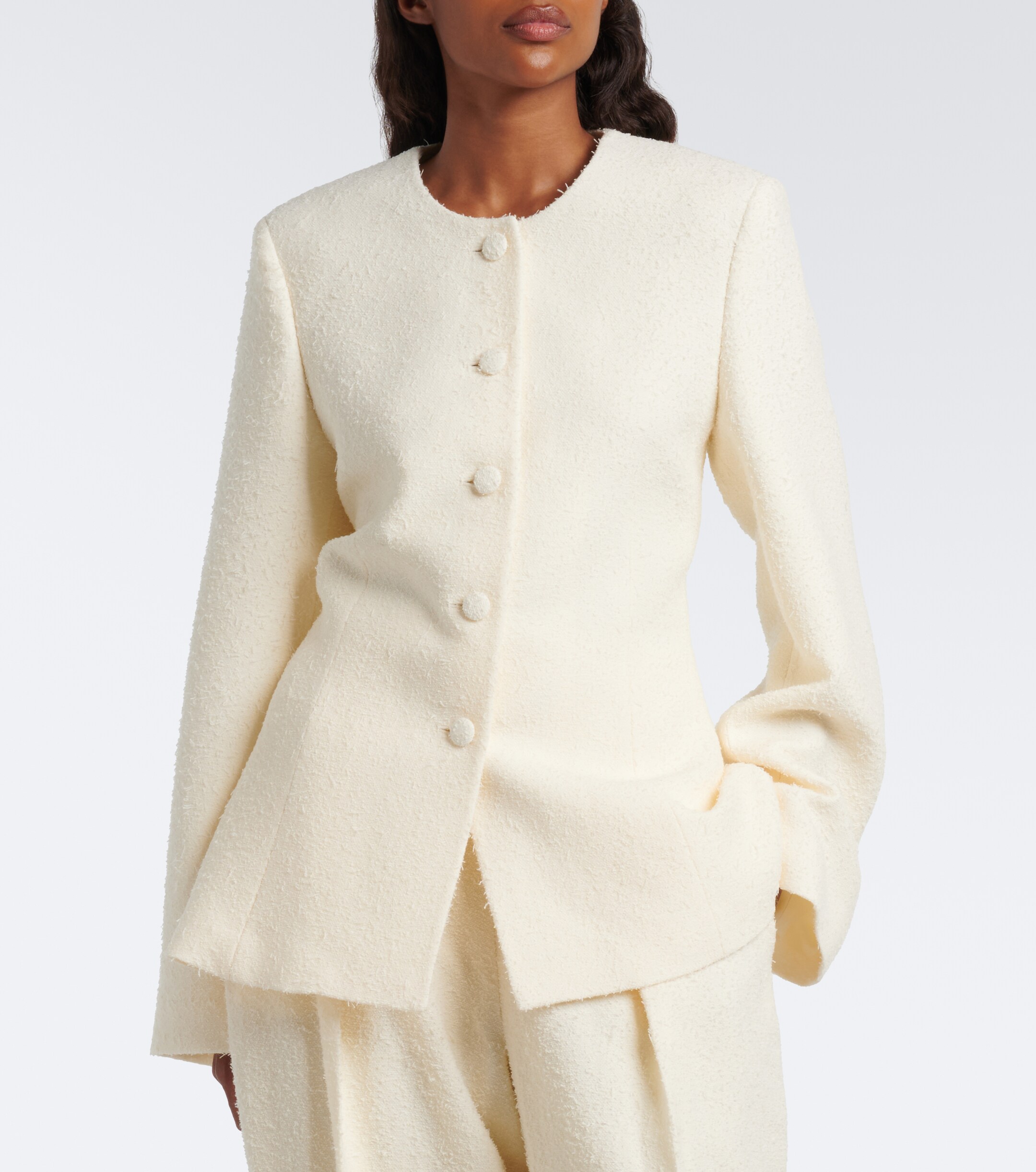 Róhe Róhe Wool-blend bouclé jacket