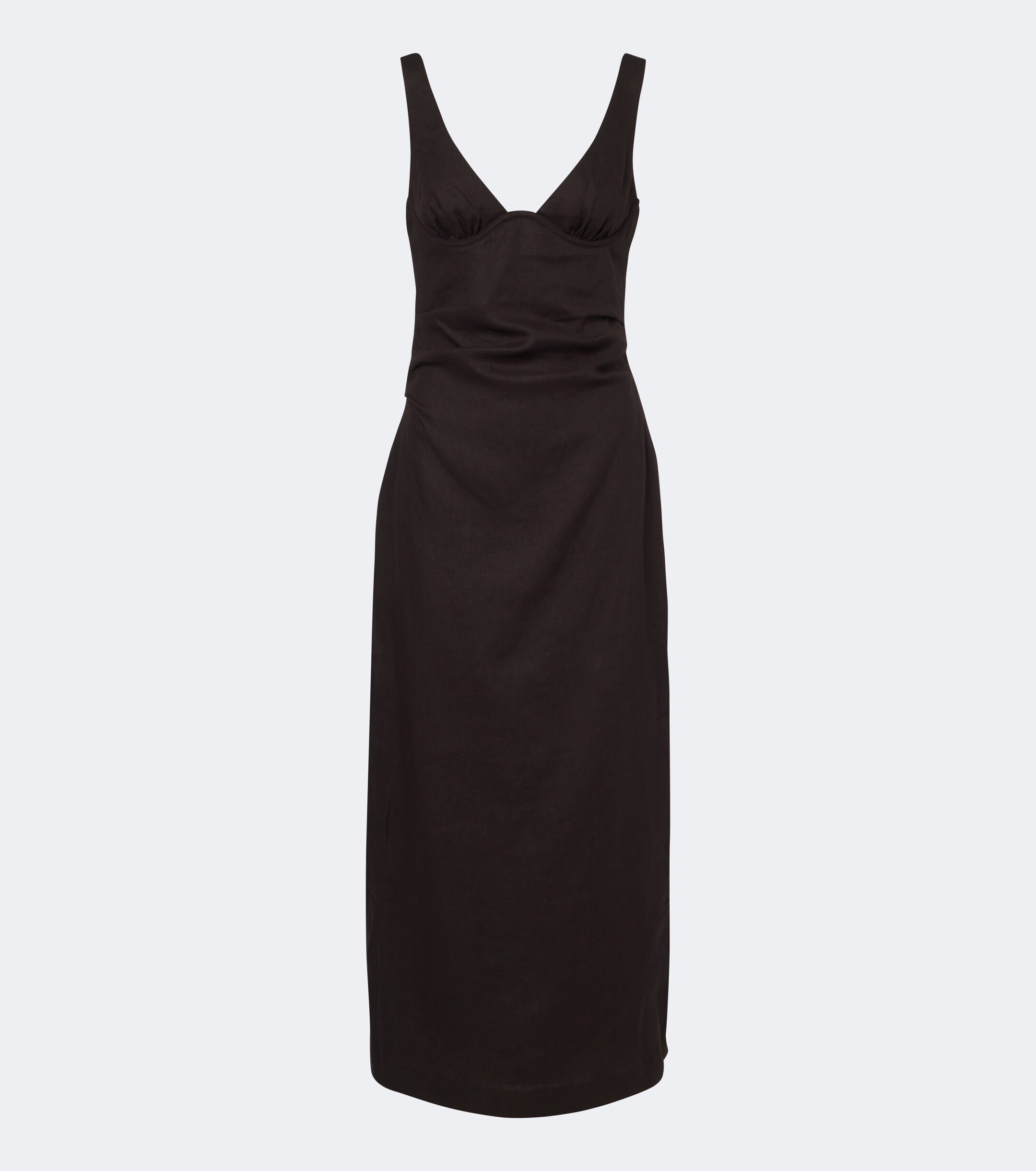 SIR. SIR Draped linen midi dress