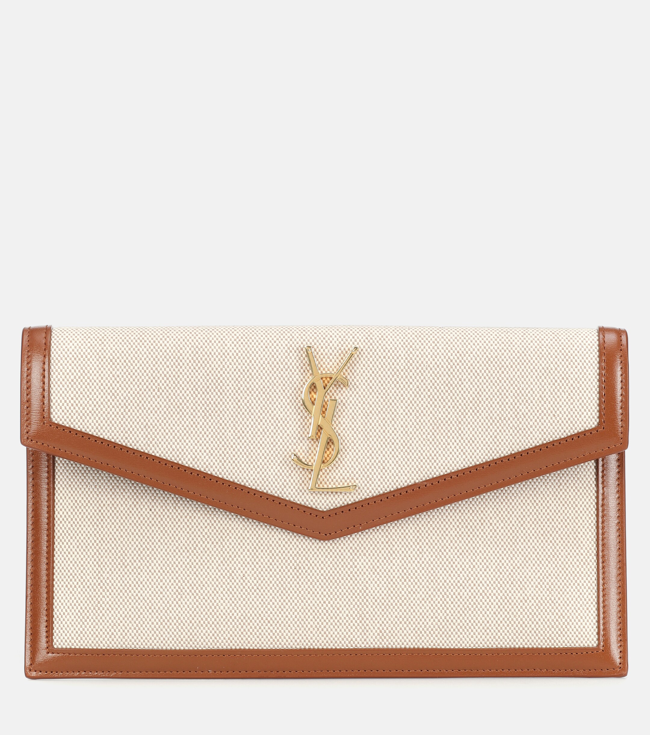 Saint Laurent Uptown canvas clutch