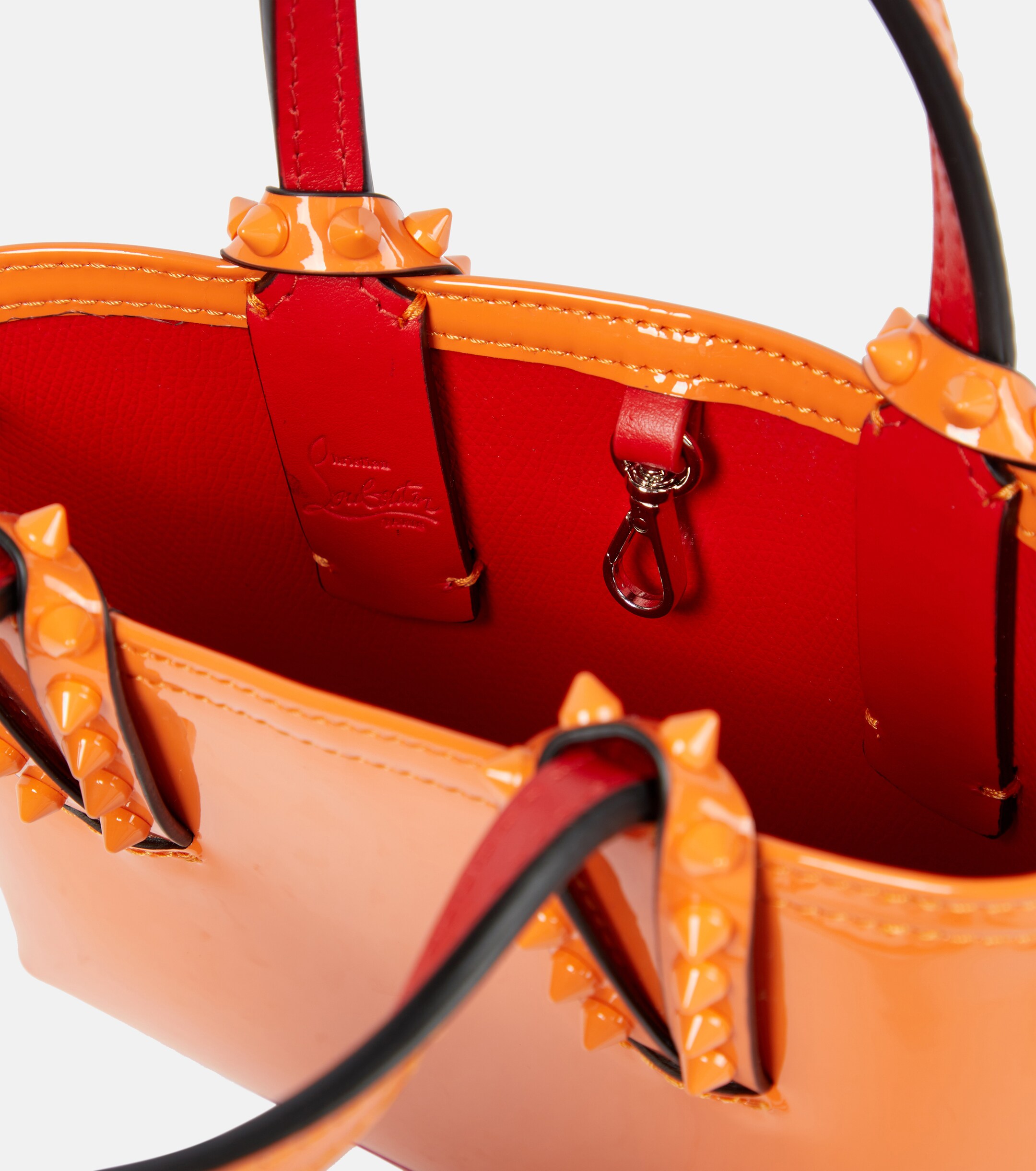 CHRISTIAN LOUBOUTIN Cabata Nano patent leather tote bag