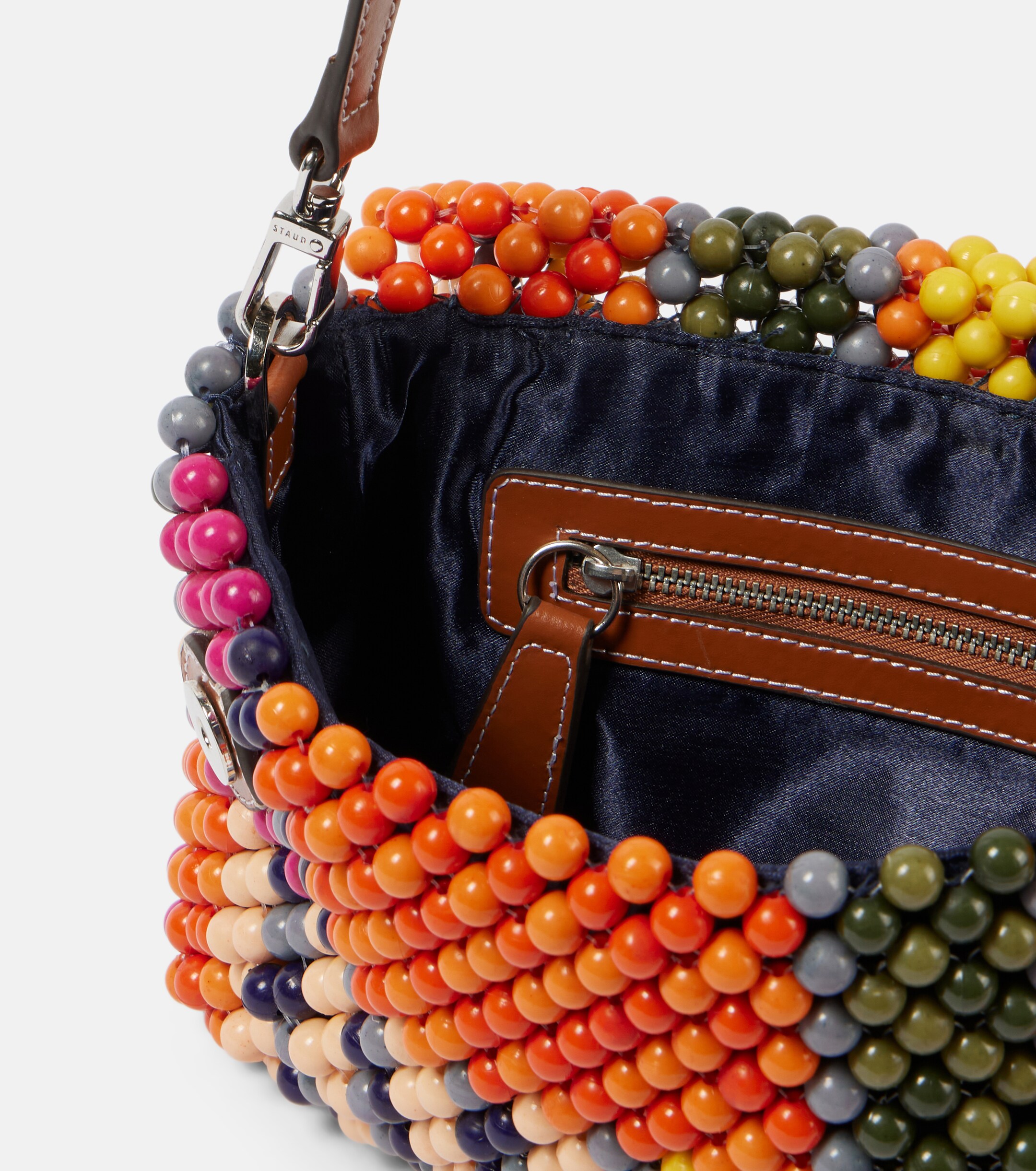 Staud Timmy Small beaded shoulder bag