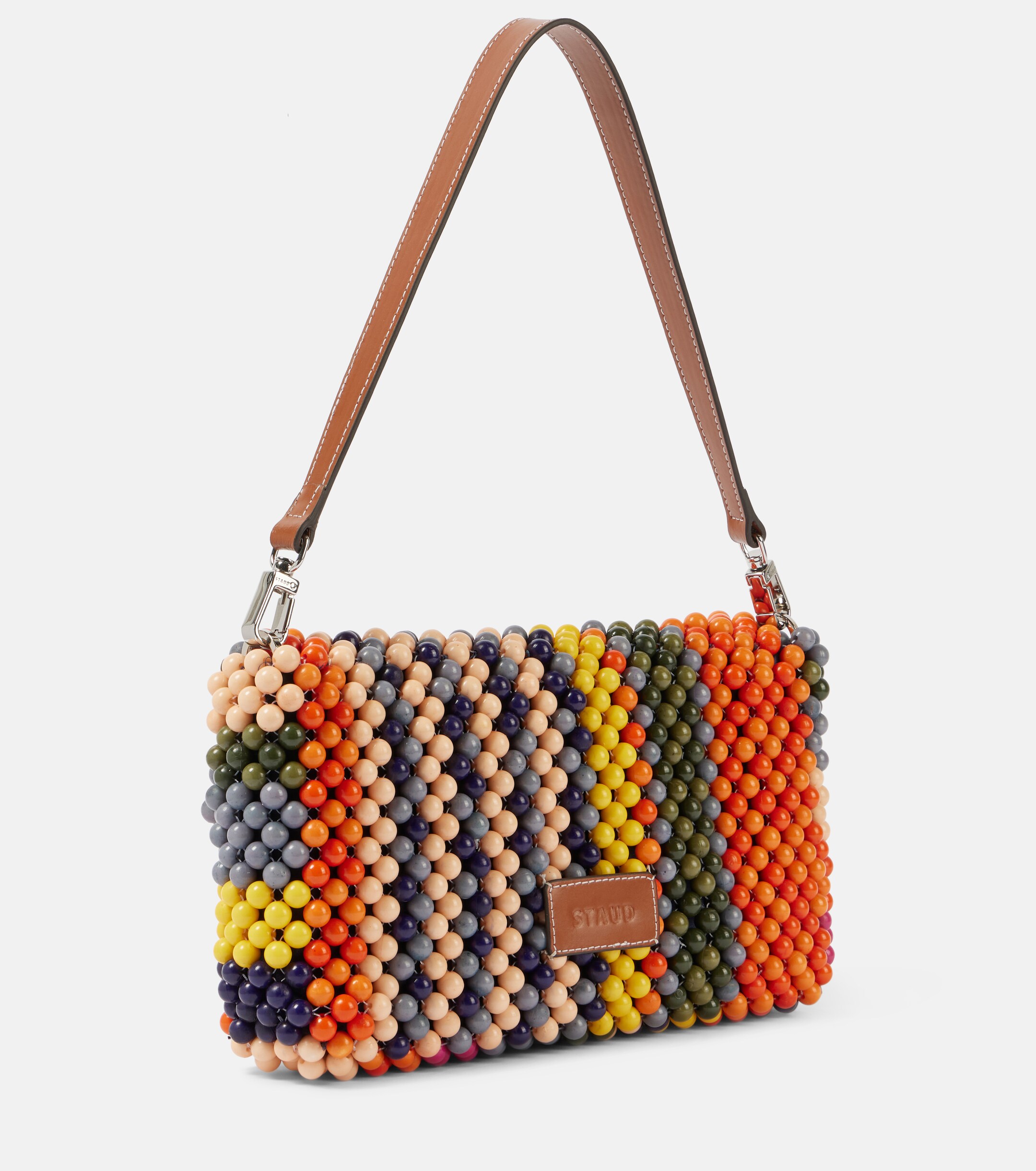 Staud Timmy Small beaded shoulder bag