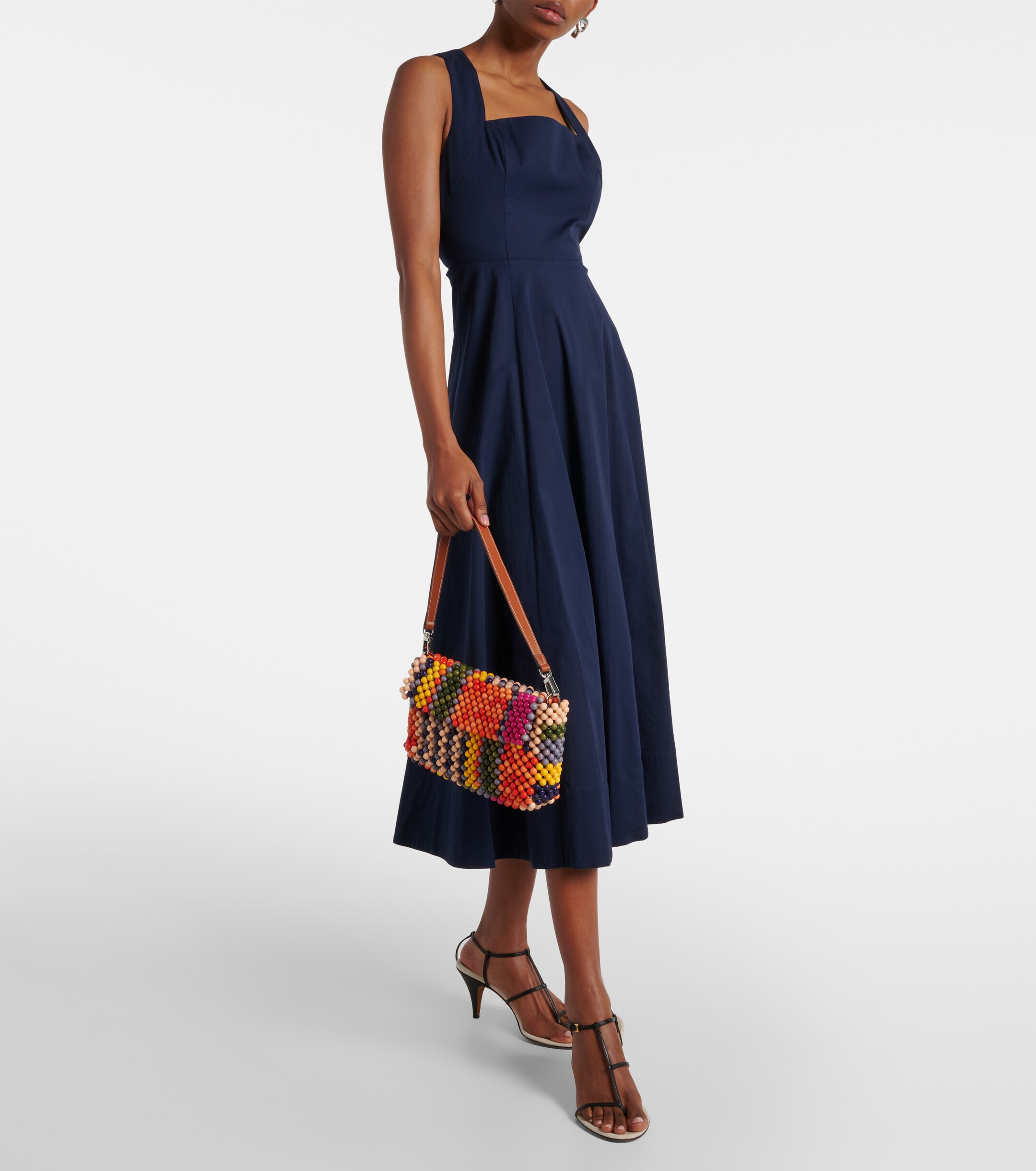 Staud Timmy Small beaded shoulder bag