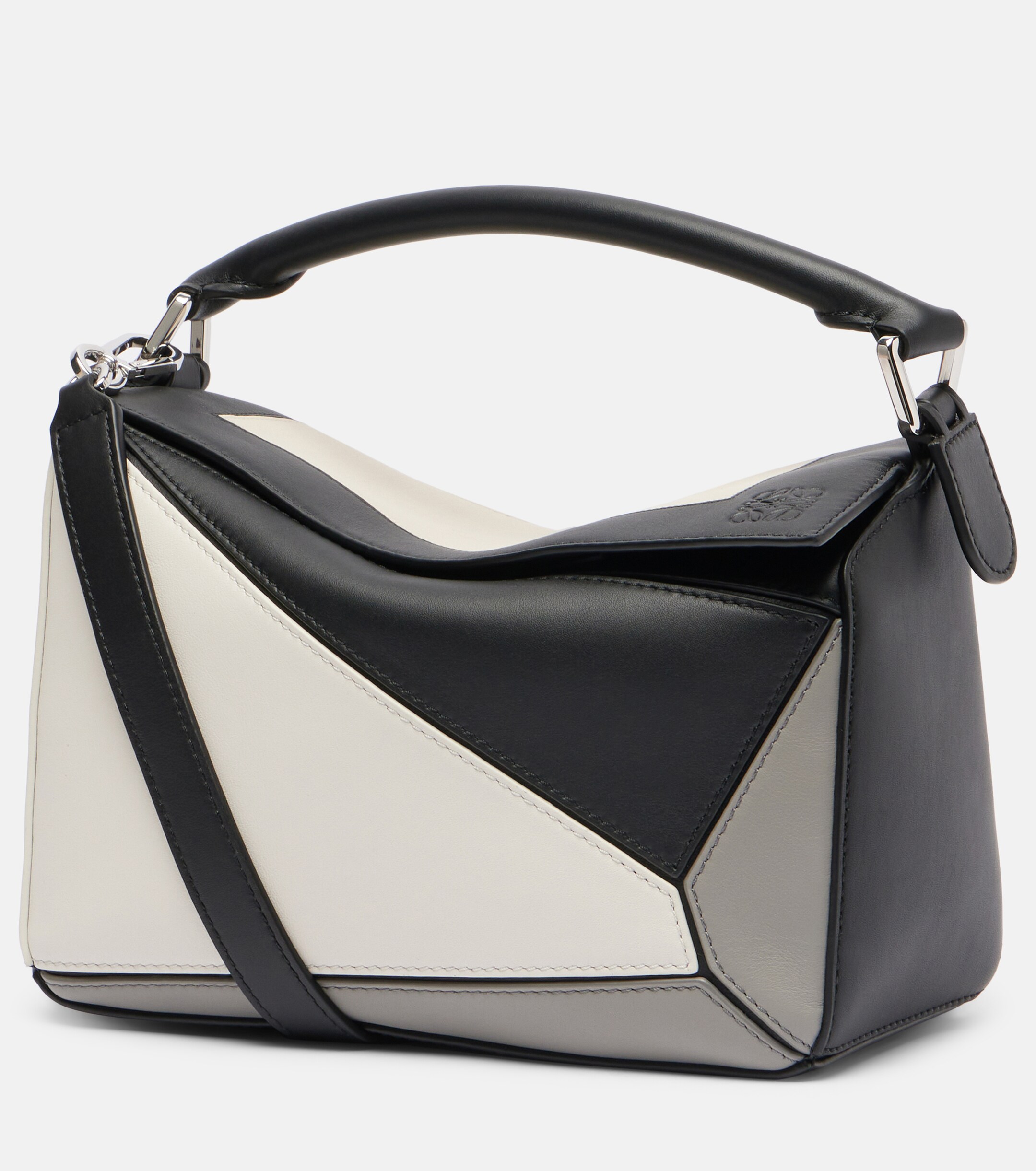Loewe x Albers Puzzle Small leather top-handle bag
