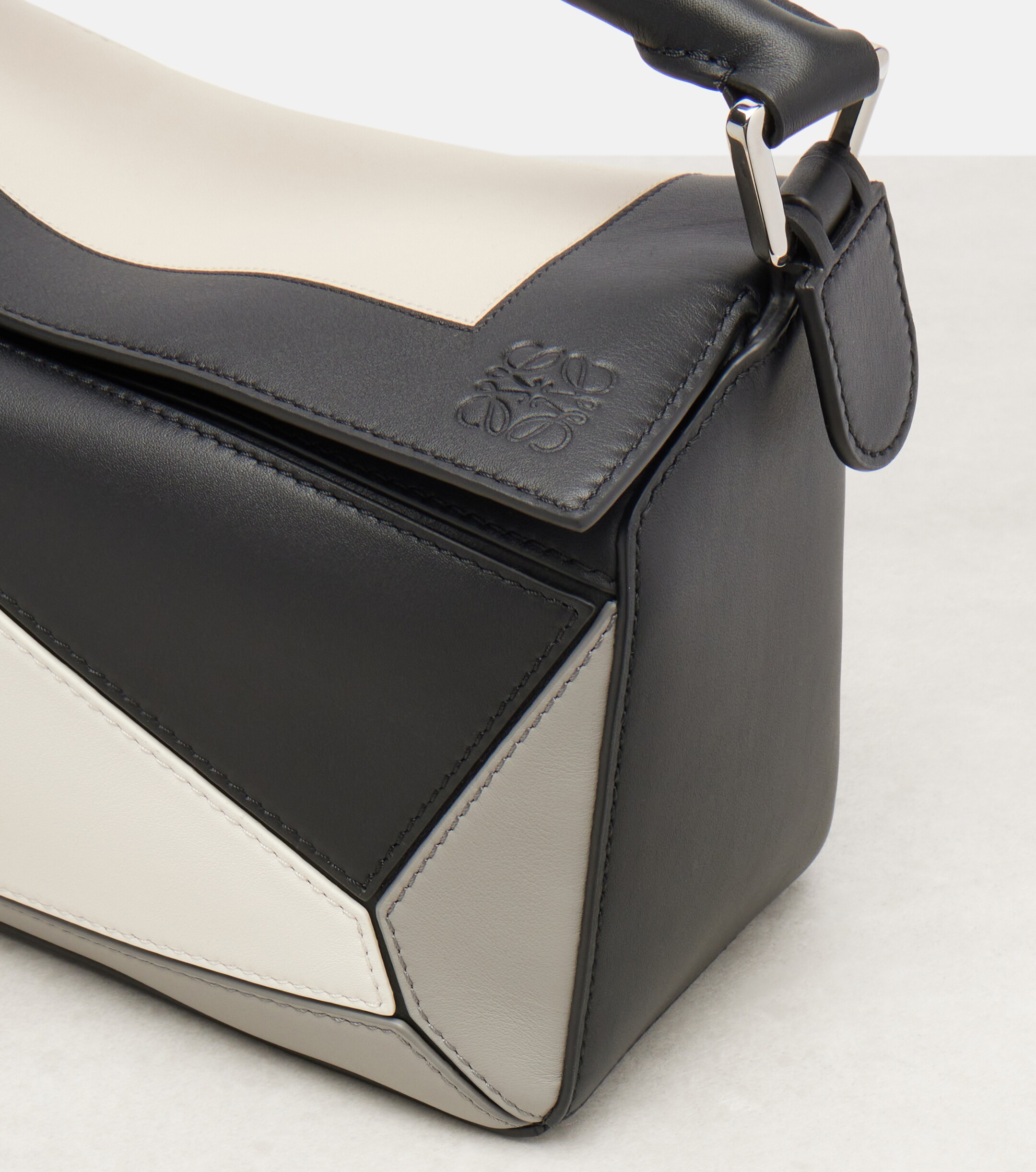 Loewe x Albers Puzzle Small leather top-handle bag