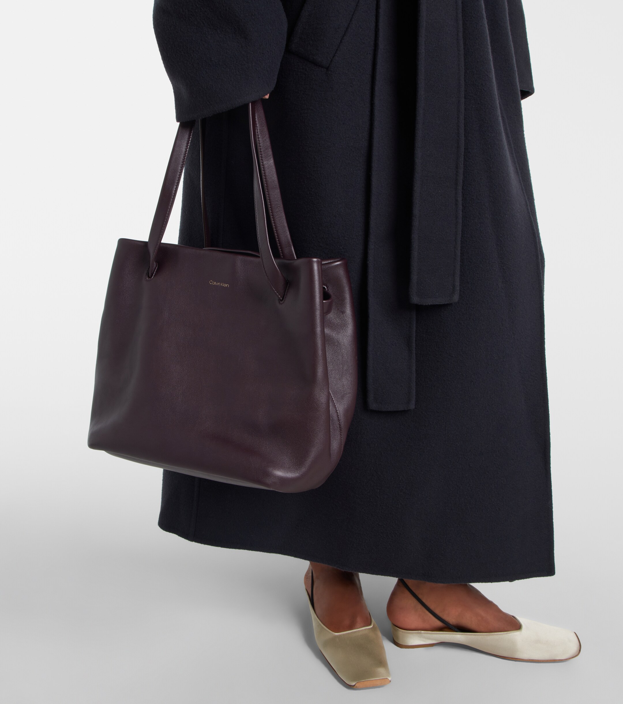 Calvin Klein Collection Nine Small leather shopper