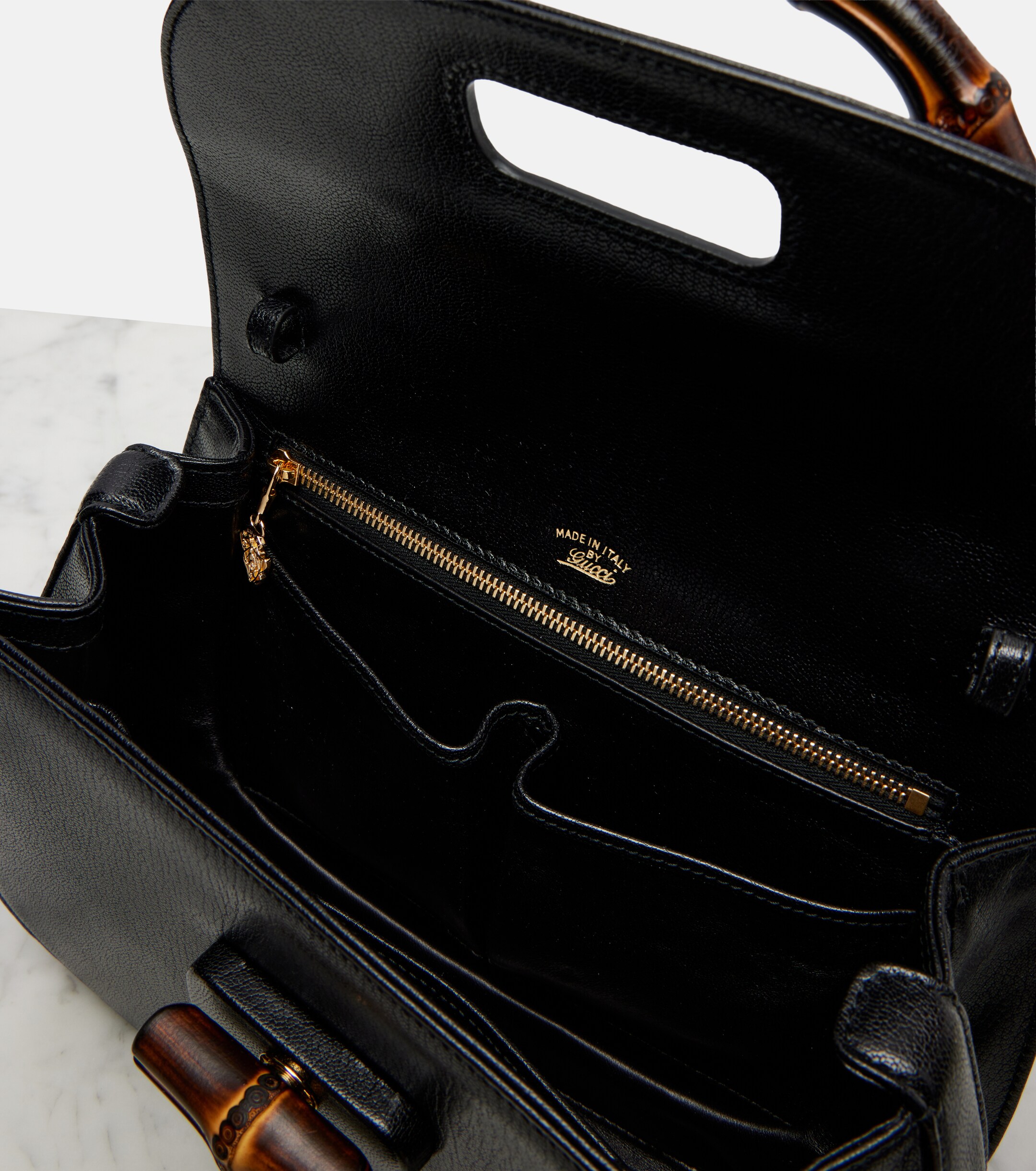 Gucci Gucci Bamboo 1947 Medium leather top-handle bag